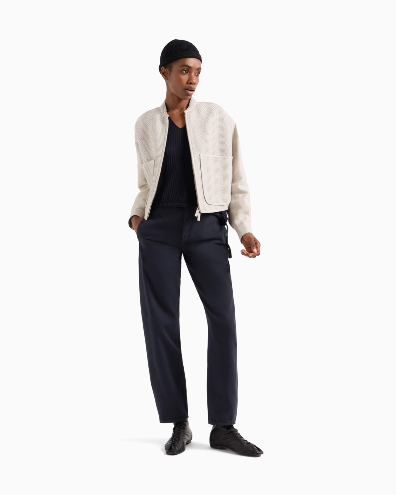 Lamb Leather Jacket Slide 2