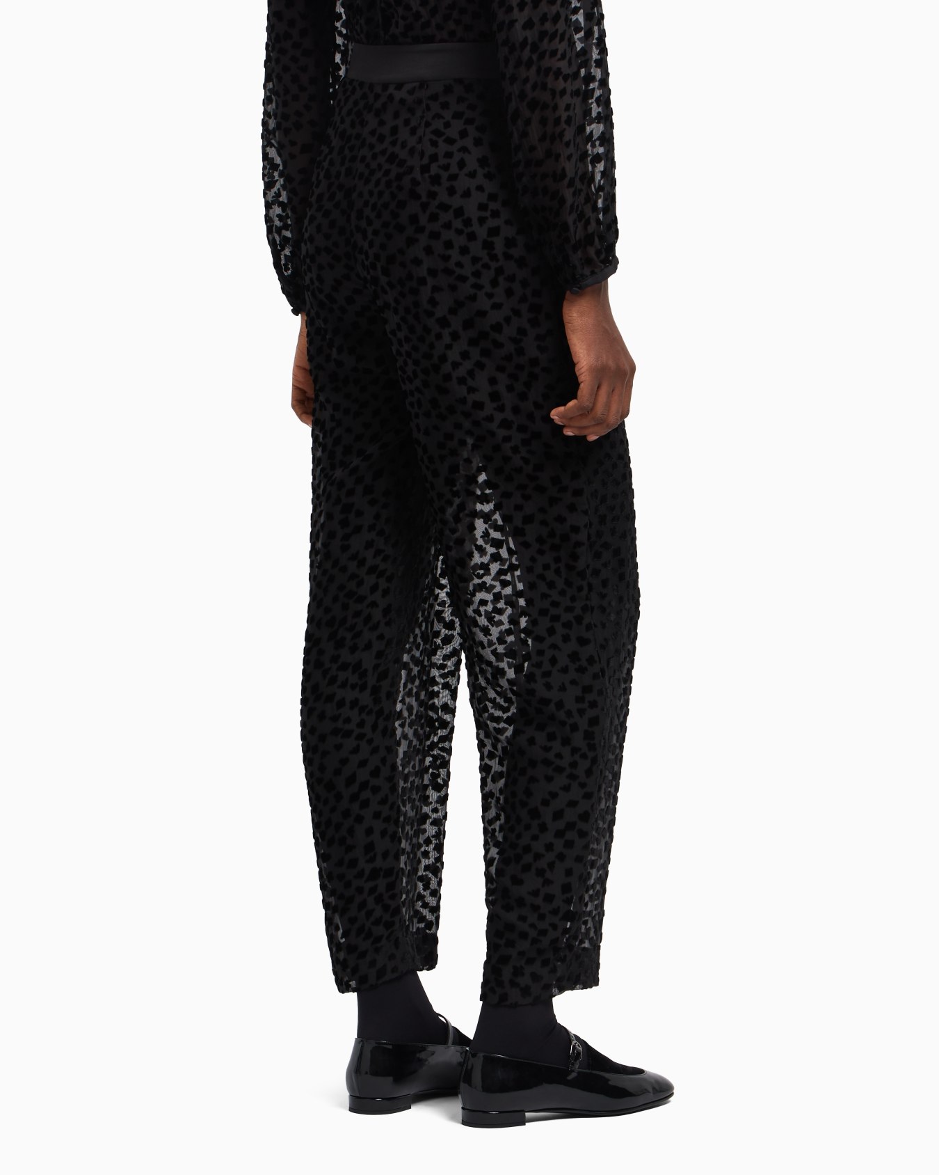 ASV Jeu de Cartes devoré tulle trousers with pleats Slide 3