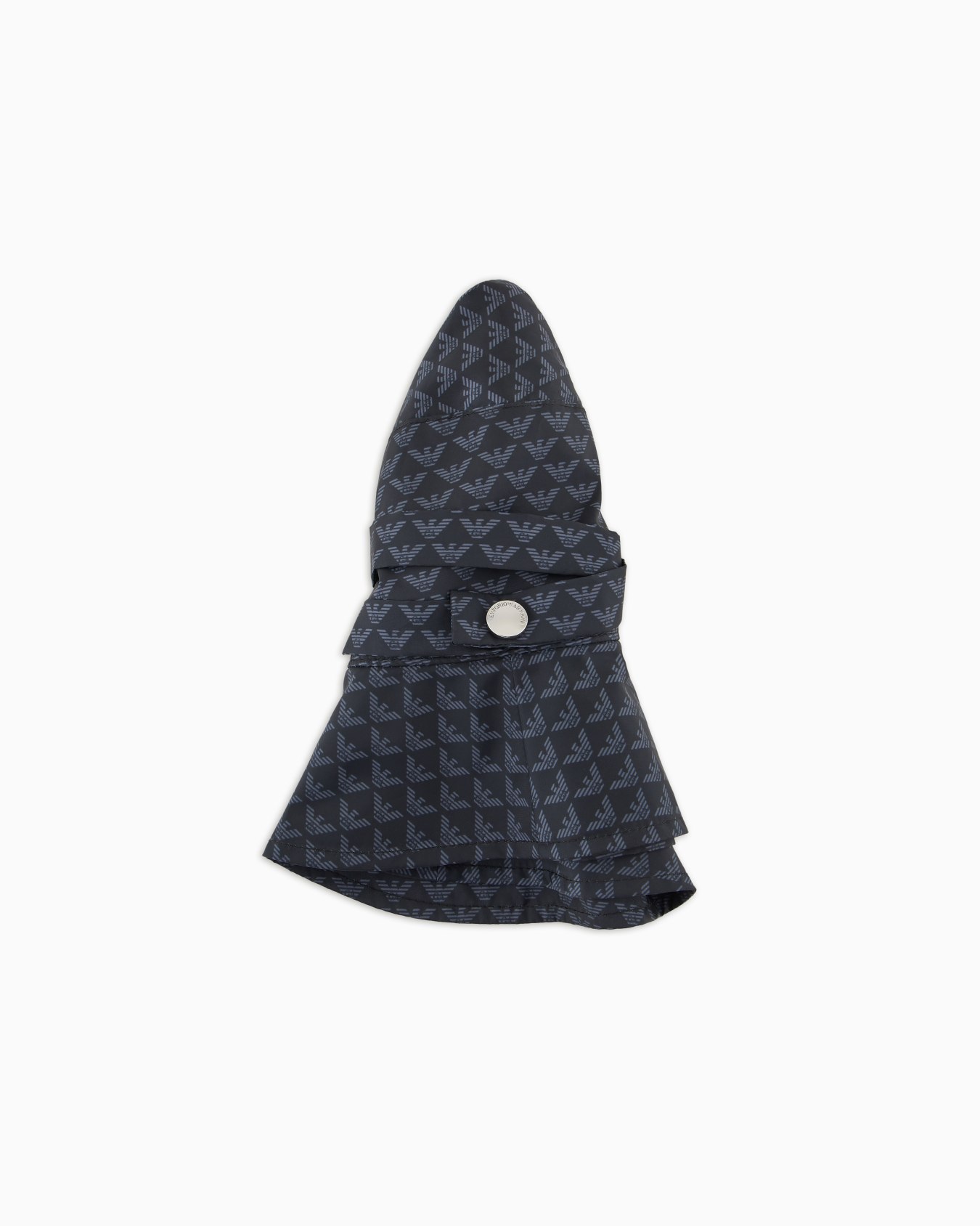 Nylon cloche hat with all-over eagle logo Slide 2