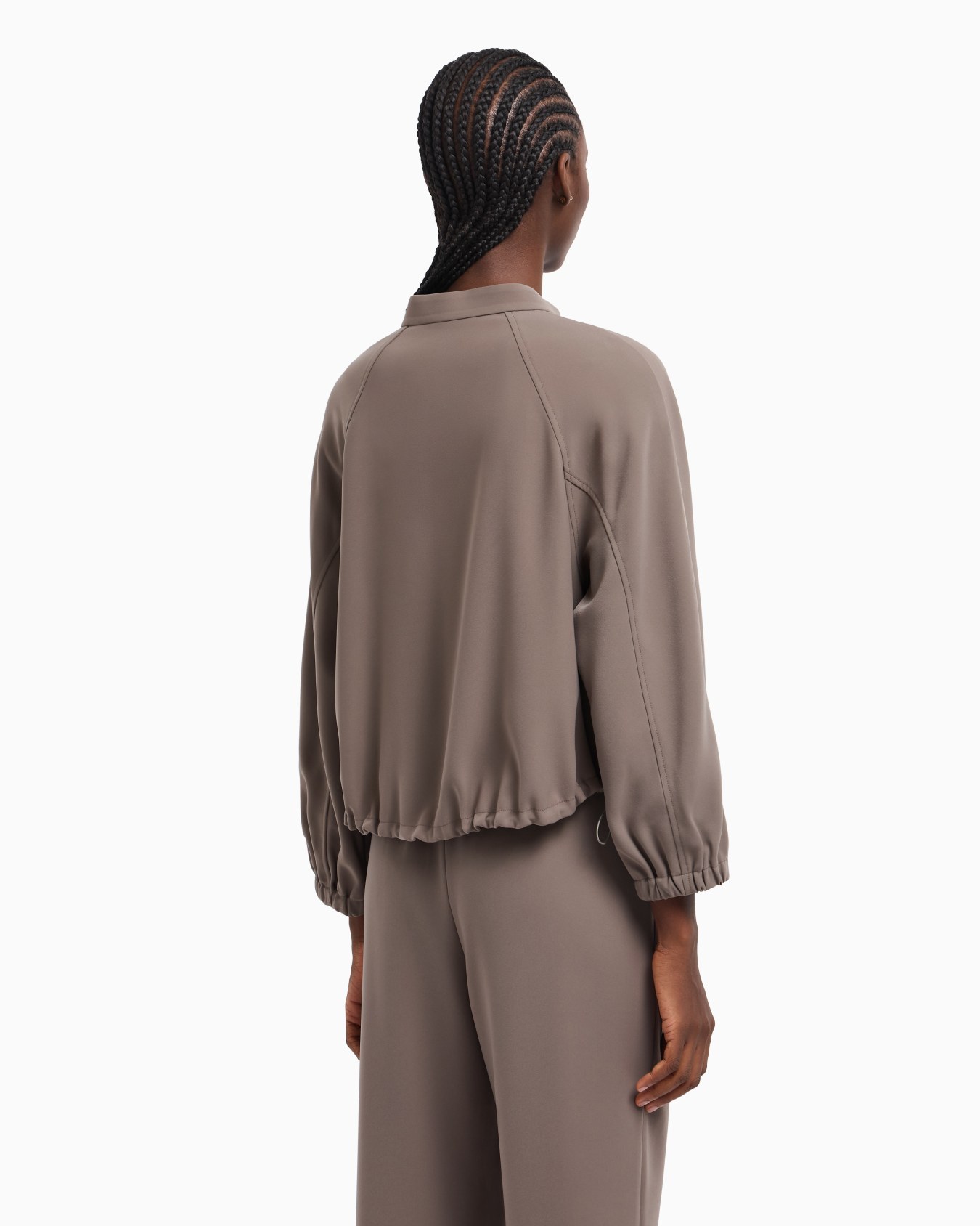 Technical cady blouson with logo embroidery Slide 2