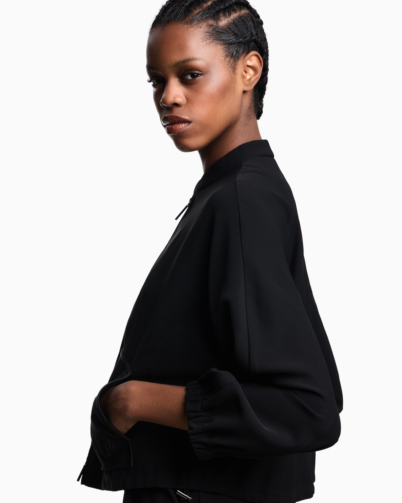 Blouson en cady technique avec broderie logo Diapositive 5