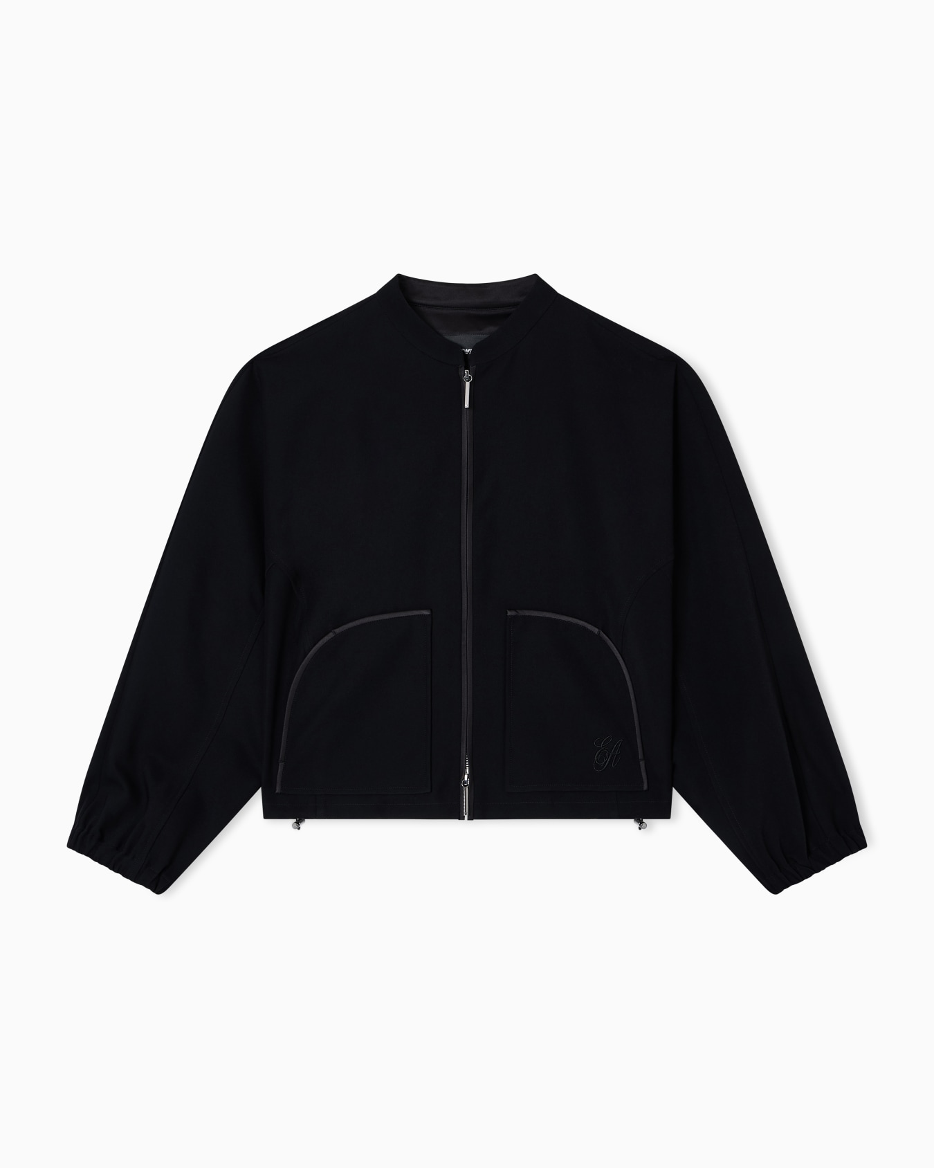 Blouson en cady technique avec broderie logo Diapositive 0