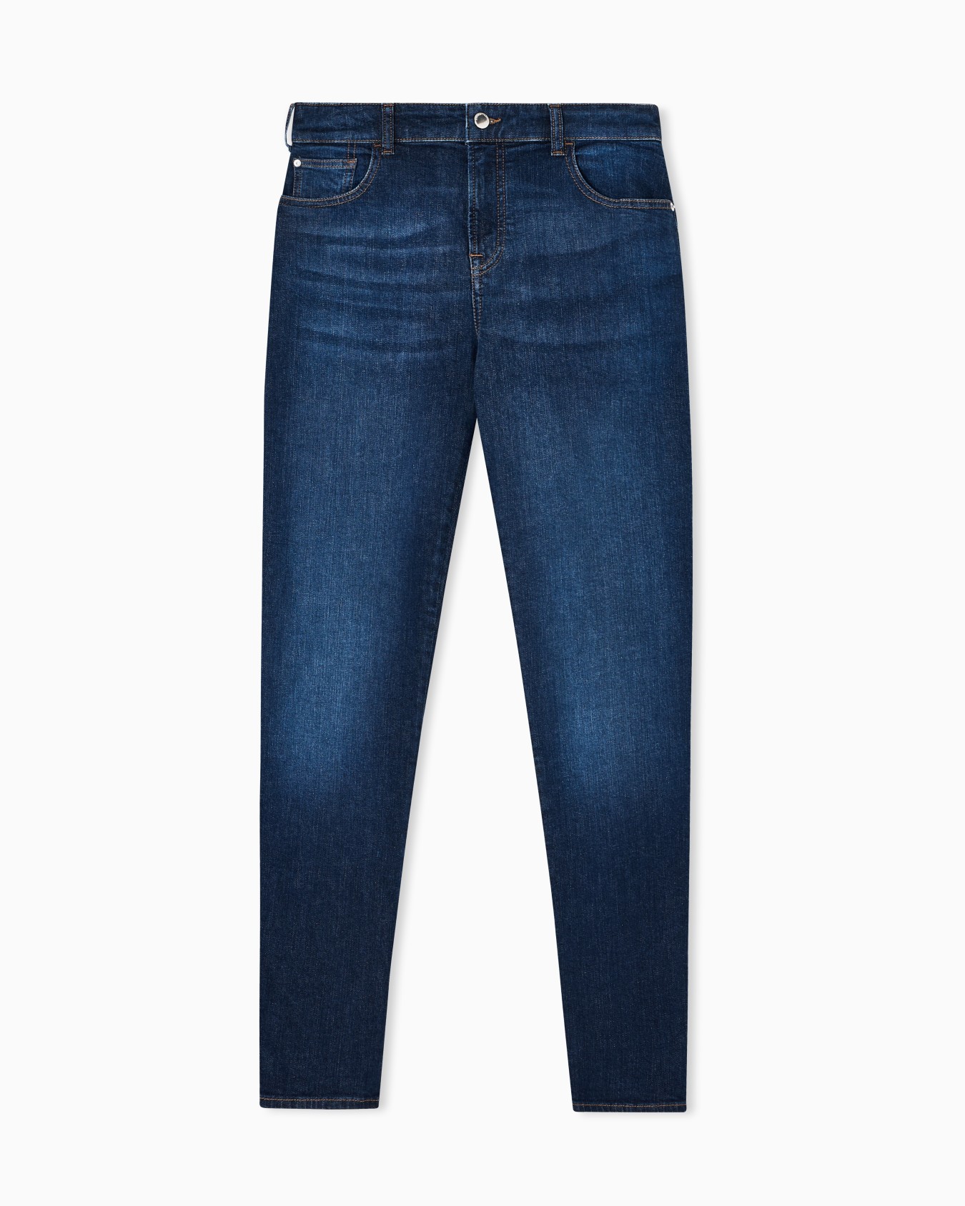 Jean J36 taille moyenne et jambe droite en denim effet usé Diapositive 0