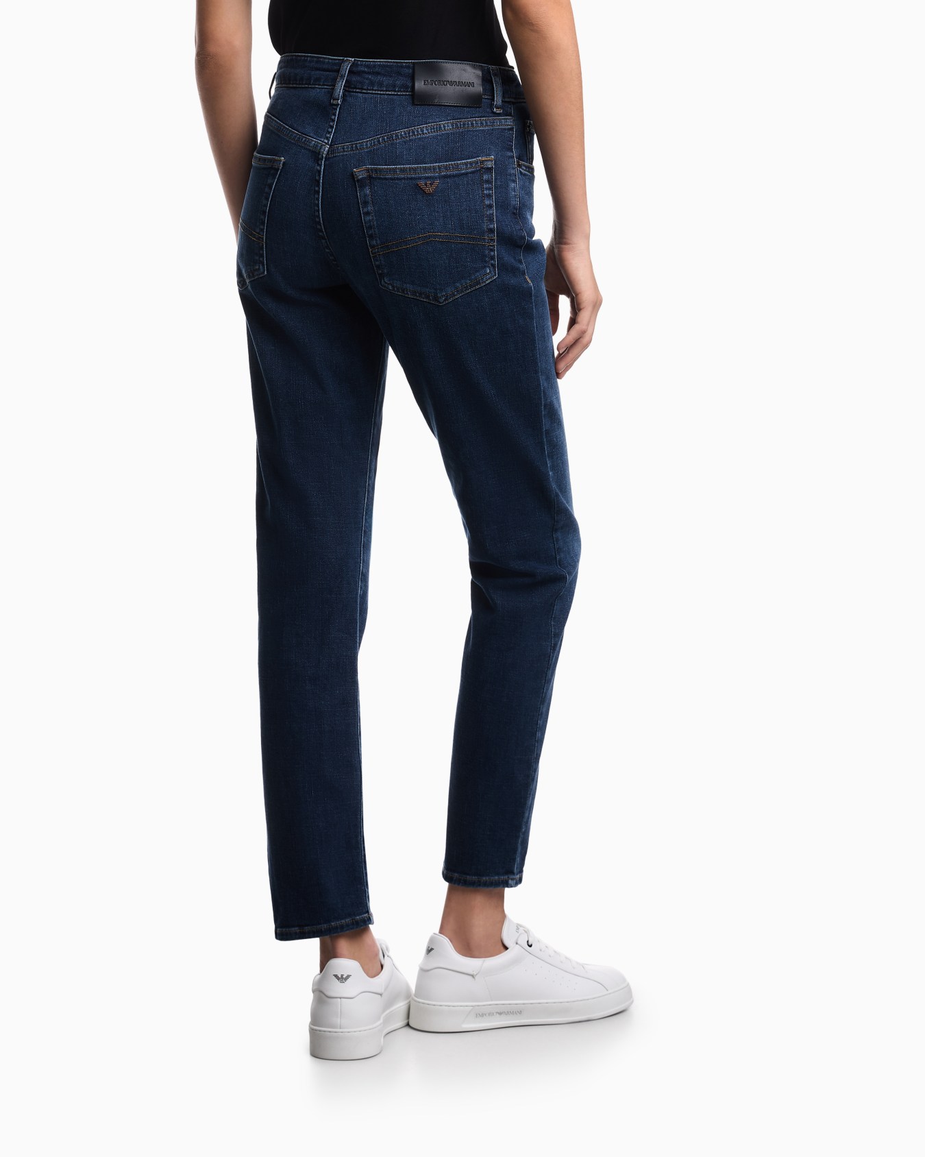 J36 slim-fit, worn-look, stretch-denim jeans Slide 2