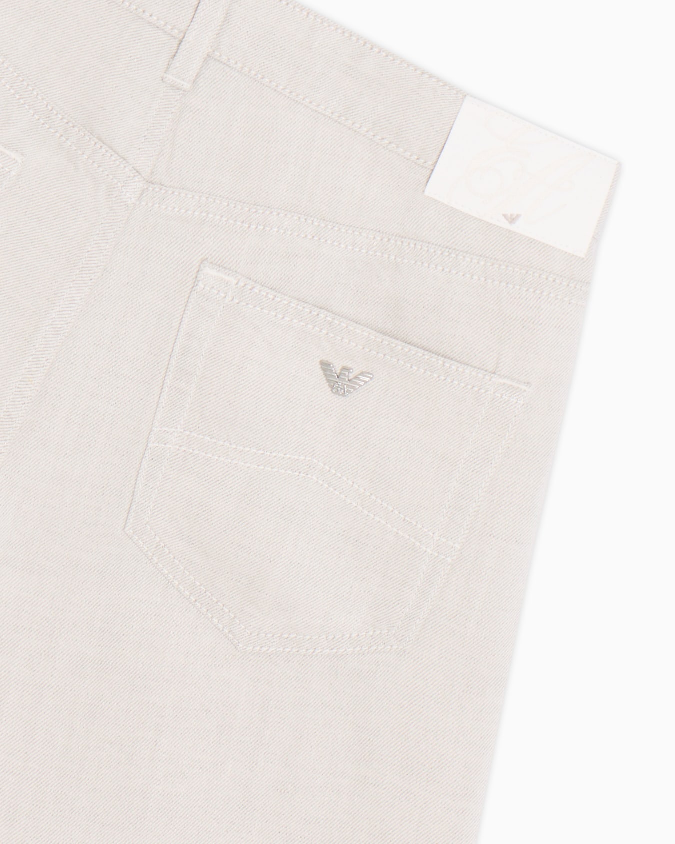 J90 carrot-fit jeans in a Lyocell and linen blend denim ASV Slide 5