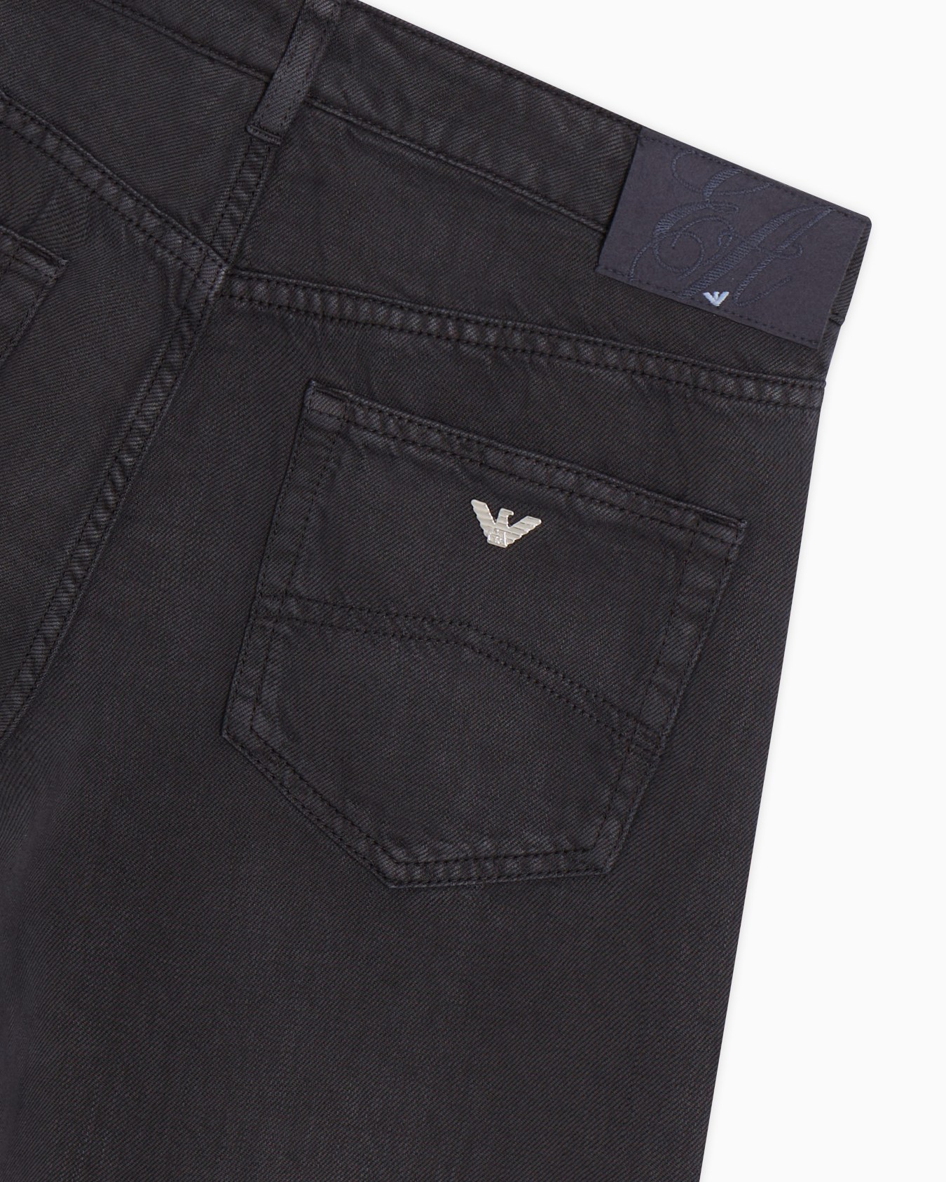 J90 carrot-fit jeans in a Lyocell and linen blend denim ASV Slide 5