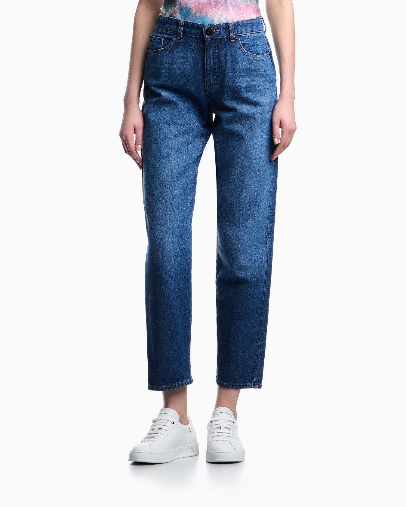 J90 regular-fit jeans in lyocell-blend denim used look Diapositive 3