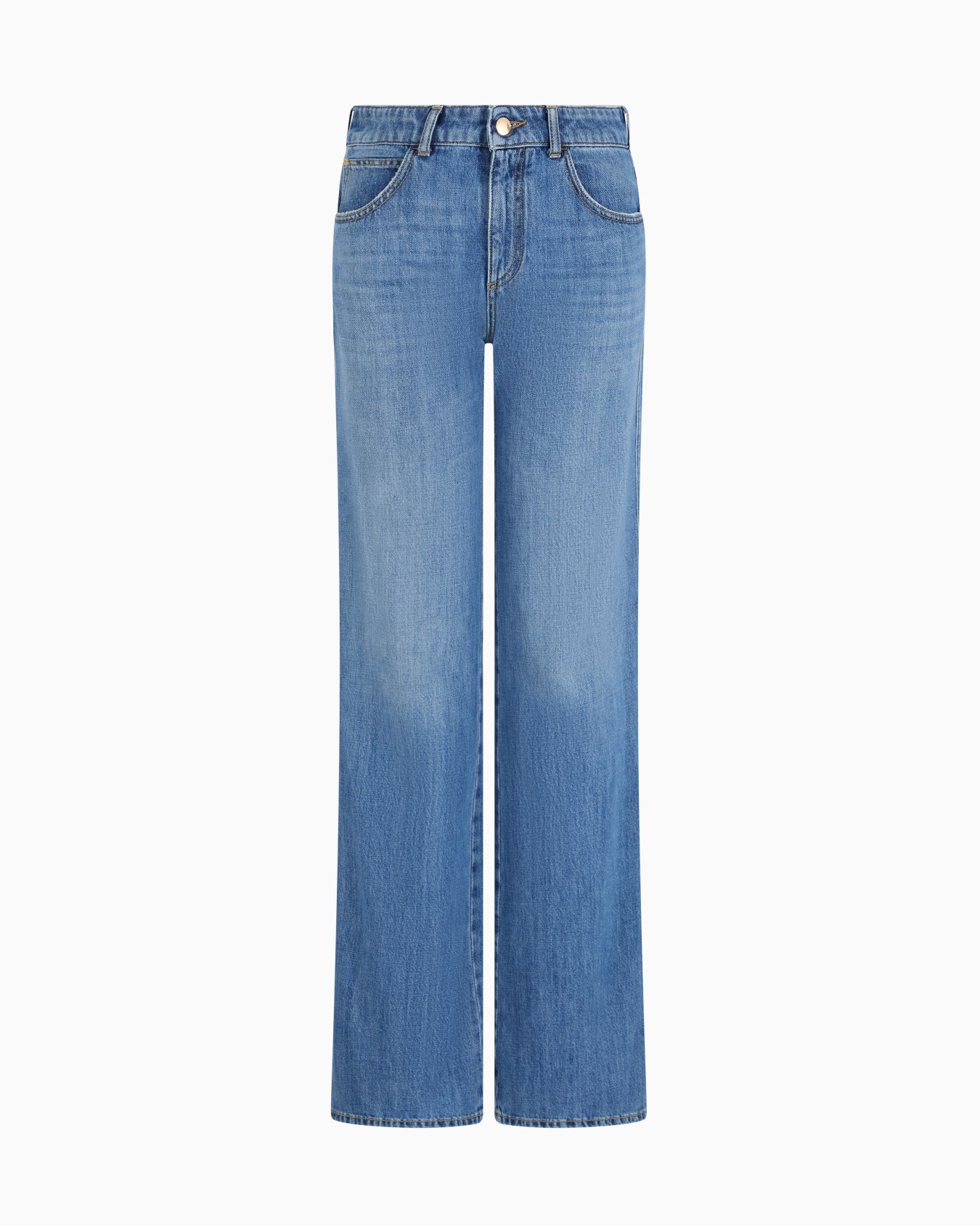 J9D mid-rise jeans with flared hem in denim Slide 0