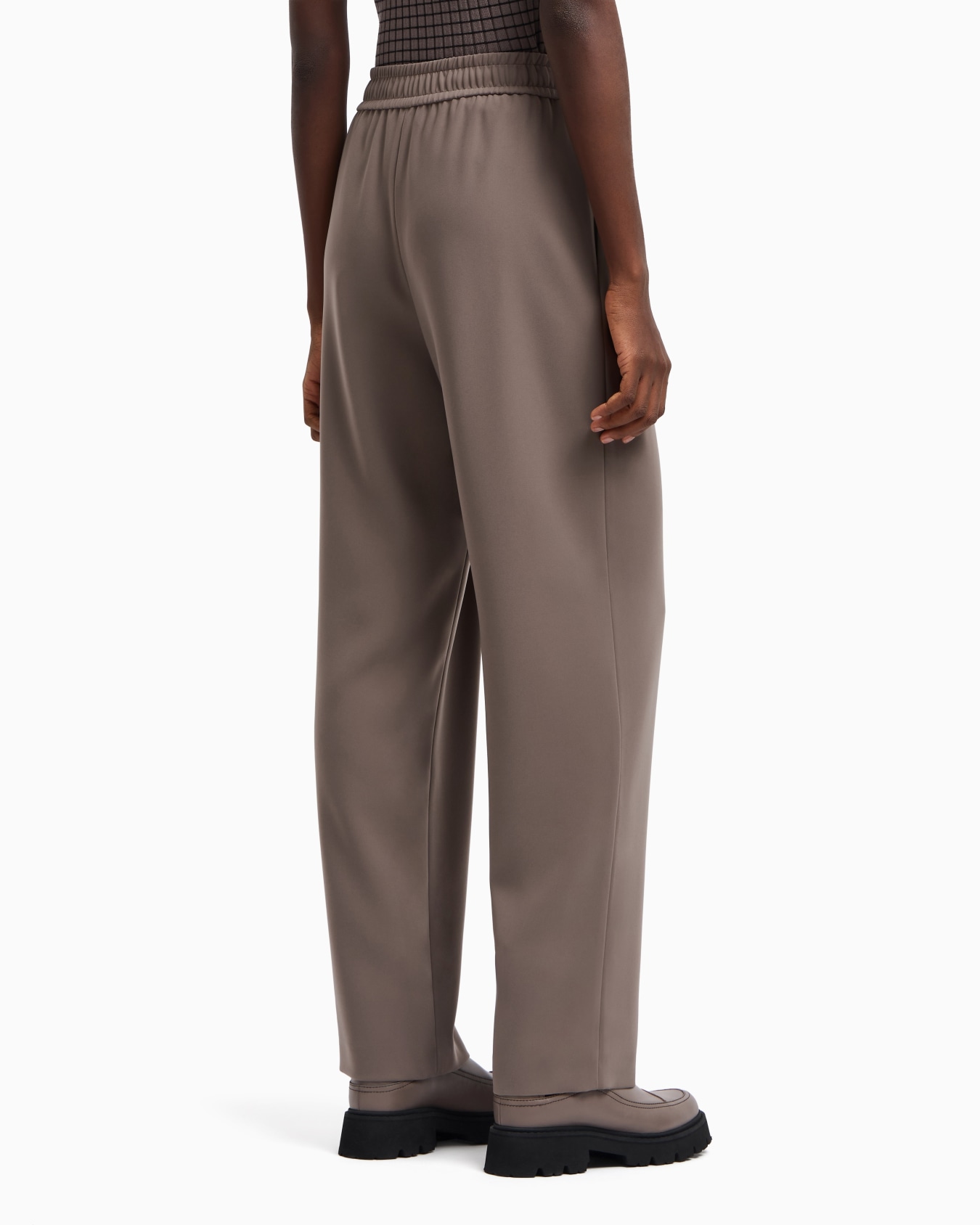 Technical-cady trousers with elasticated waistband Slide 2