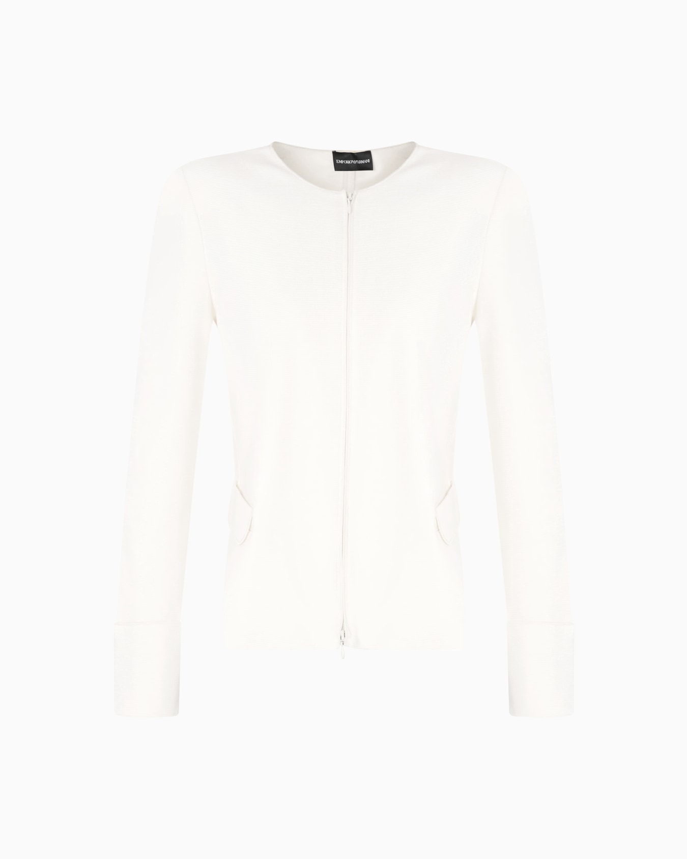 Ottoman jersey zip-up jacket Slide 0
