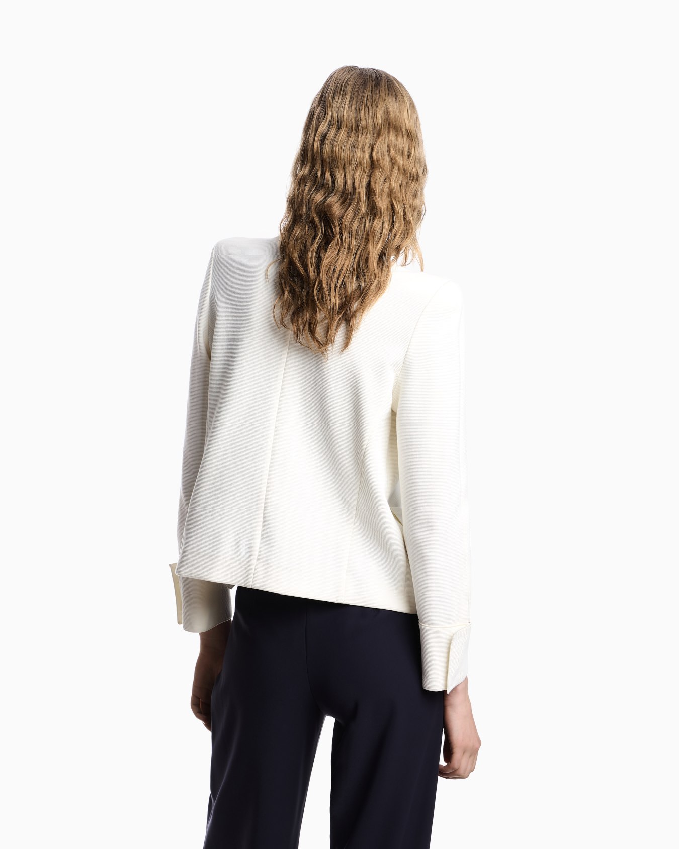 Ottoman jersey zip-up jacket Slide 2