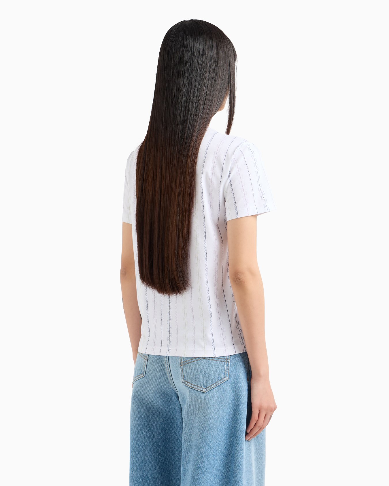 T-shirt con stampa all over in jersey stretch ASV Slide 2