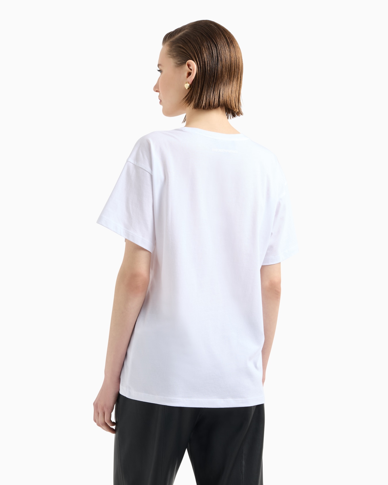 Lightweight cotton-jersey T-shirt with photographic print  Slide 2