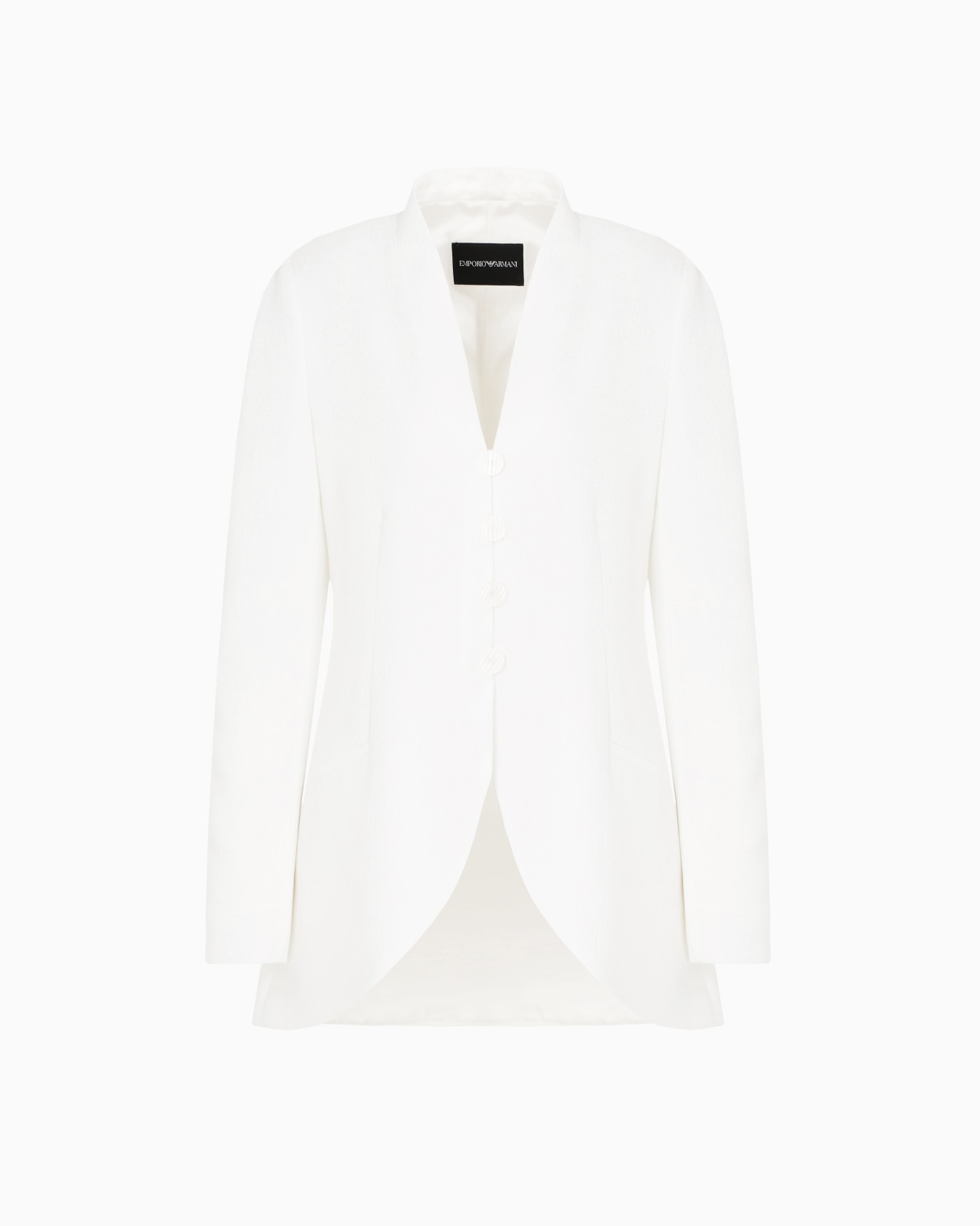 Crêpe-effect cady blazer Slide 0
