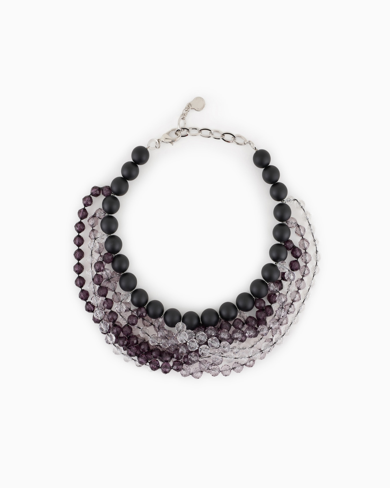 Collier ras-de-cou multi-brins avec boules Diapositive 0