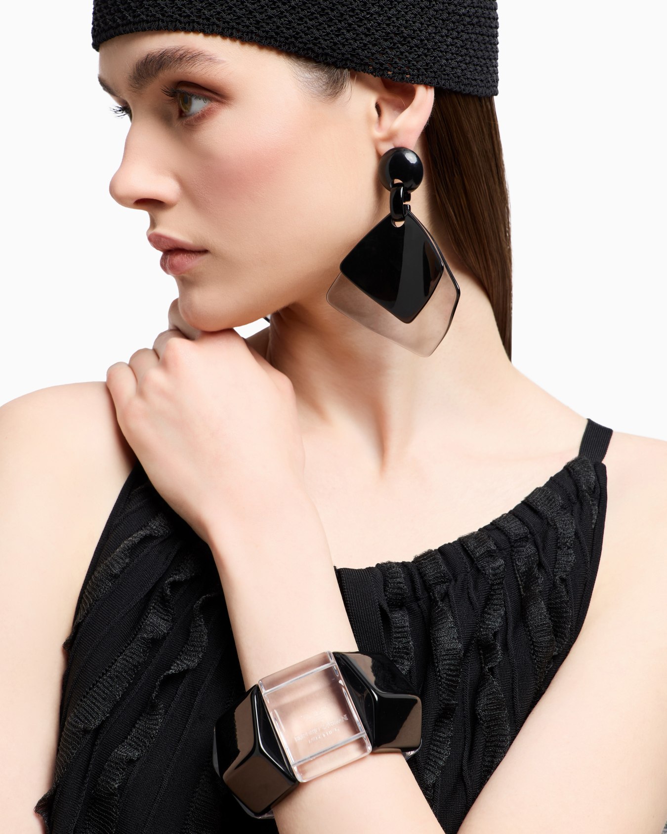 Faceted stretch bracelet Slide 2