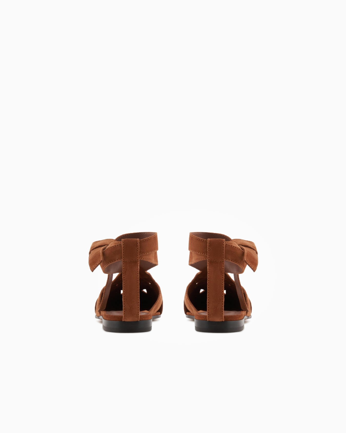 Icon suede sandals with cut-out and strap Slide 3
