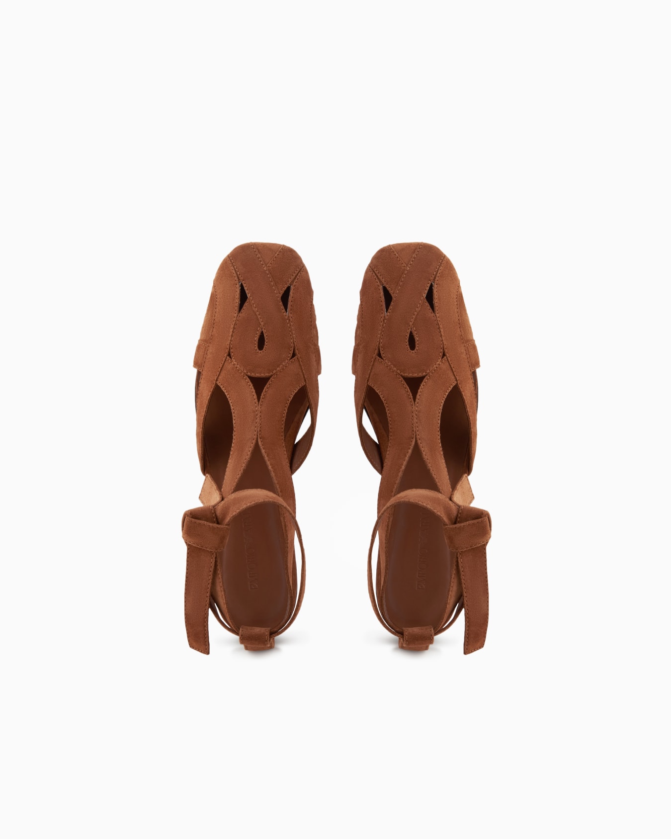 Icon suede sandals with cut-out and strap Slide 2