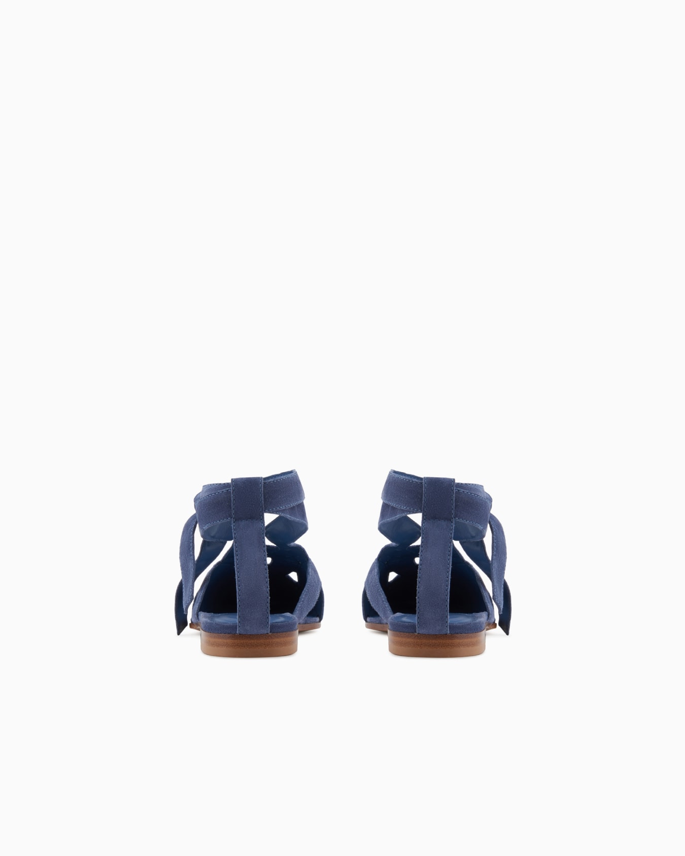 Icon suede sandals with cut-out and strap Slide 3