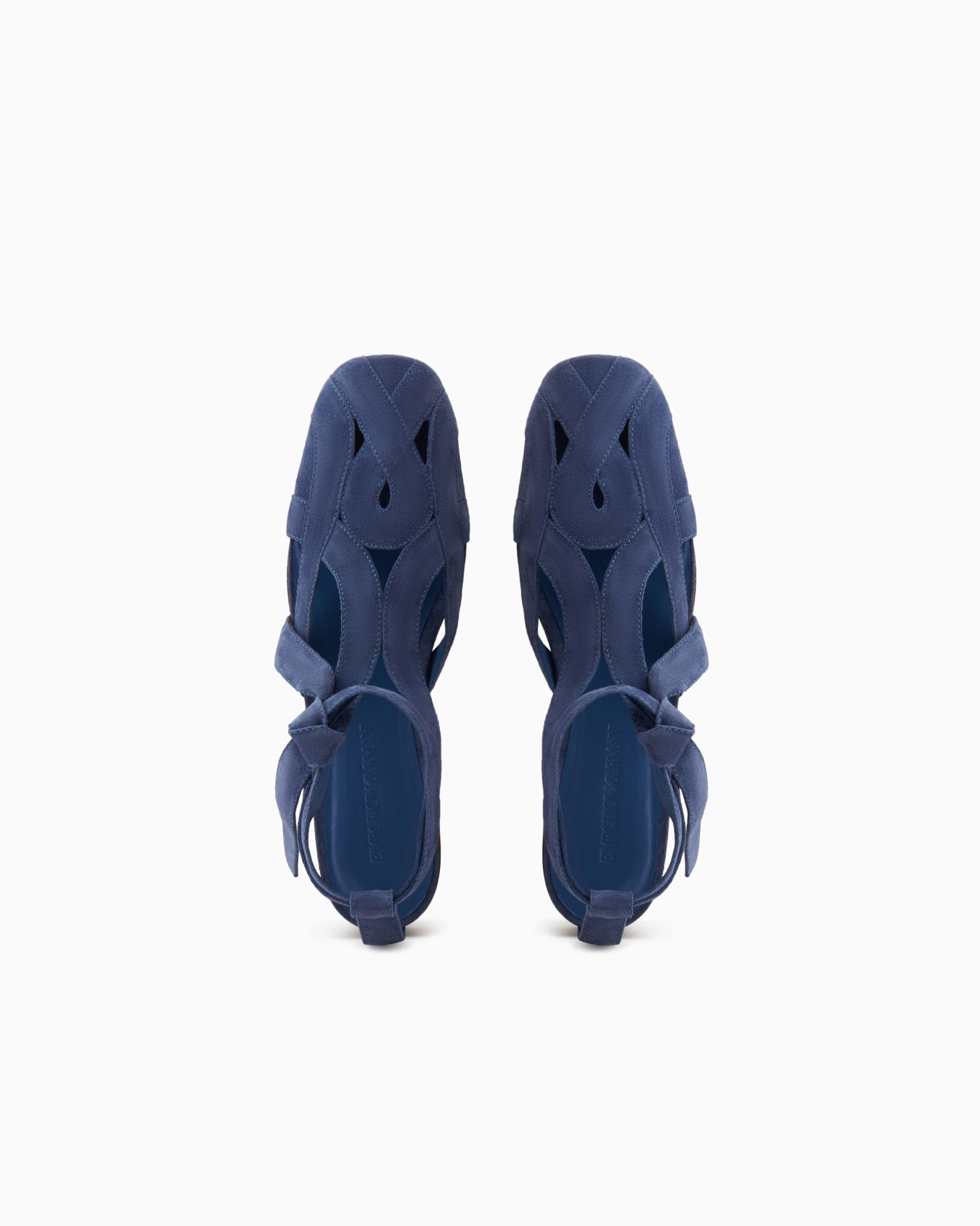 Icon suede sandals with cut-out and strap Slide 2