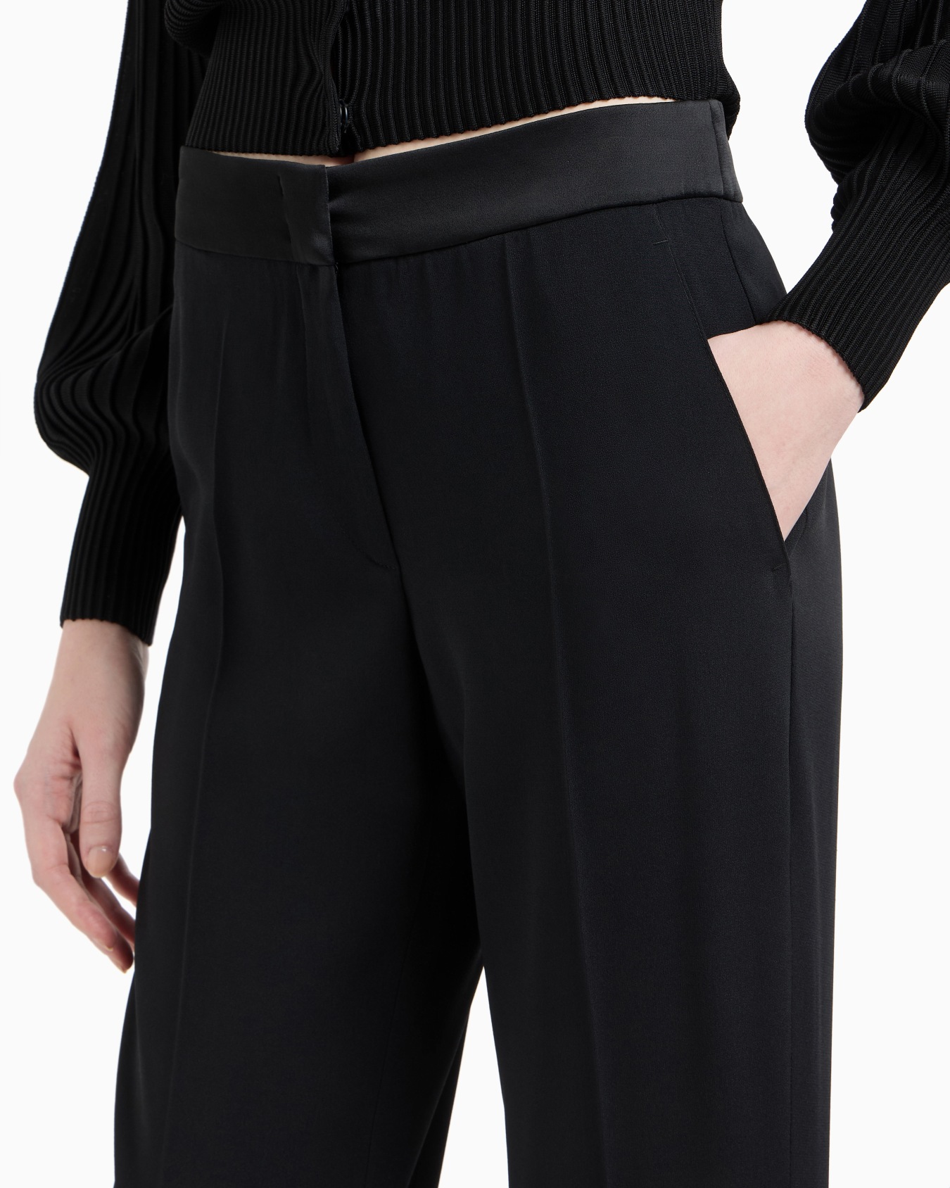 Envers satin trousers Slide 4