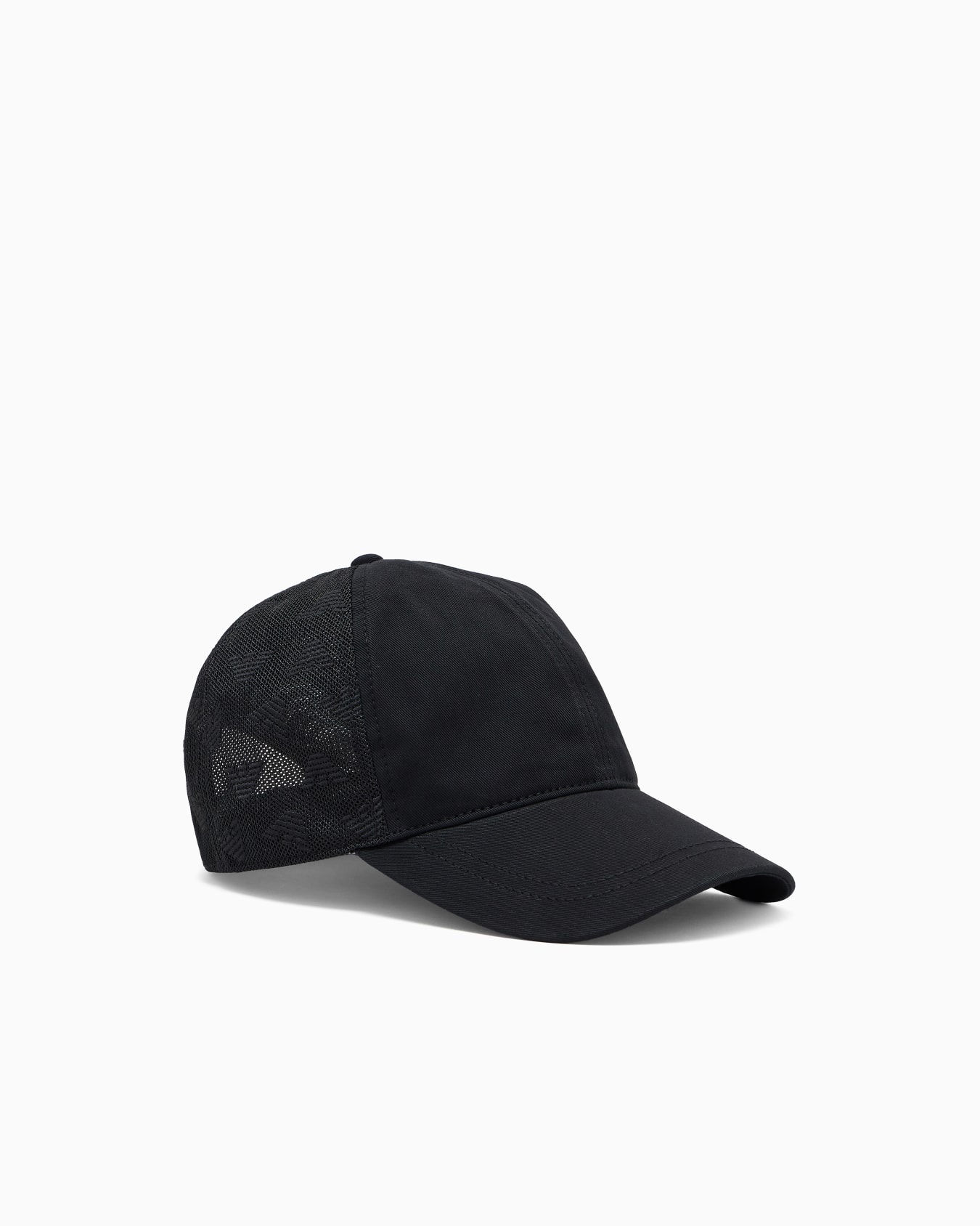 Baseball cap with mesh back with all-over eagle embroidery Slide 0