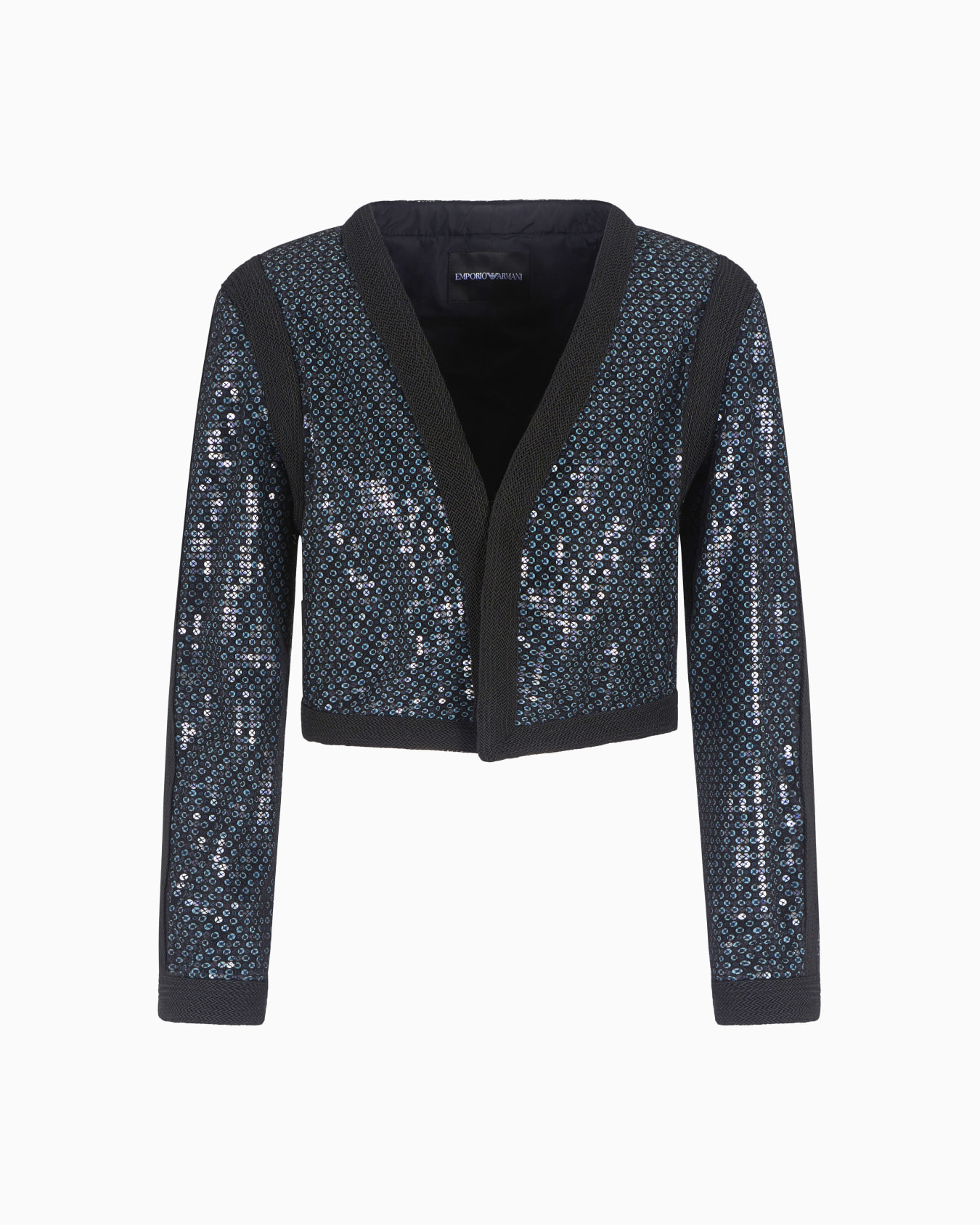 Butterfly tulle bolero with all-over sequins Slide 0