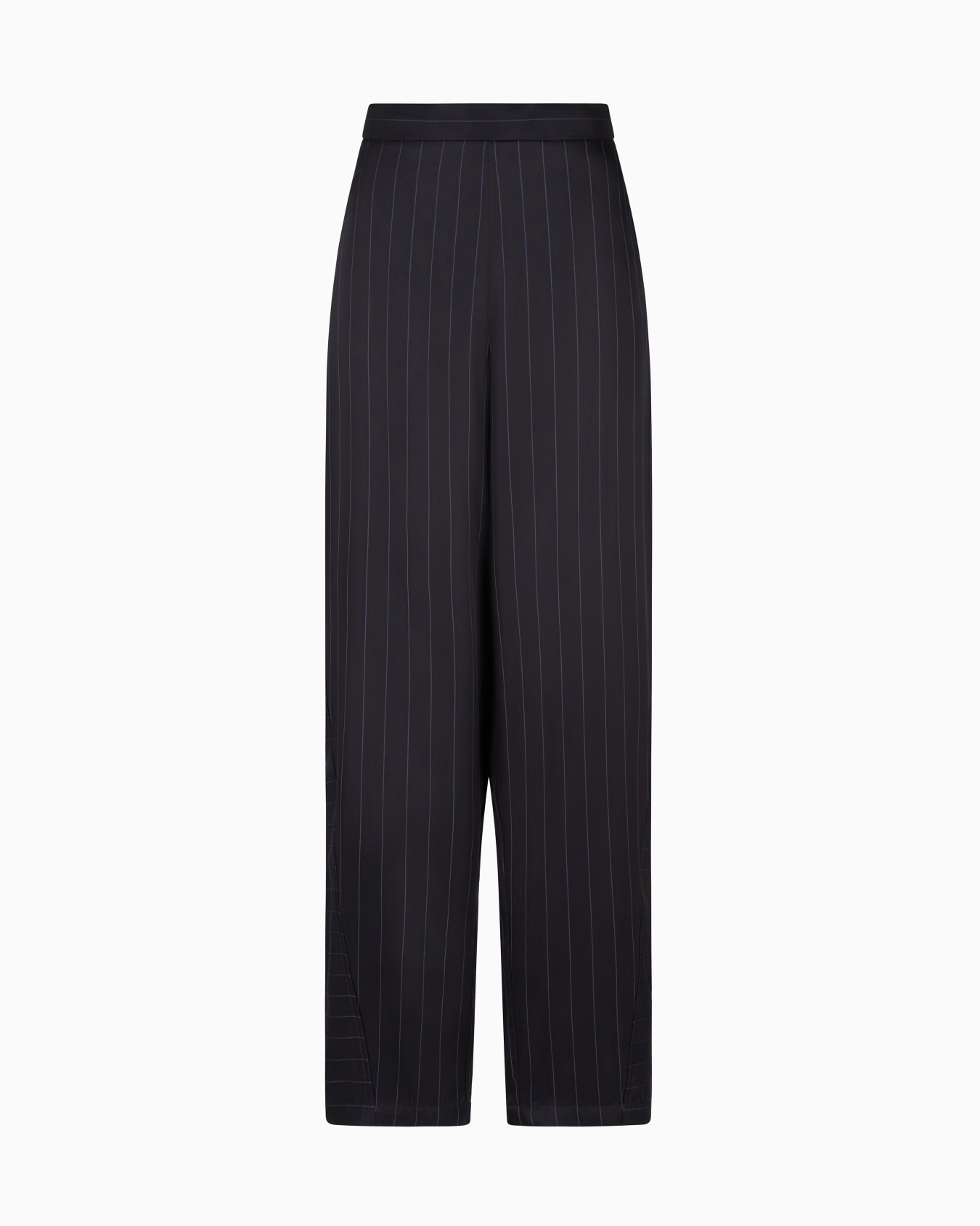 Dawn to Dusk pinstriped acetate-blend trousers Slide 0