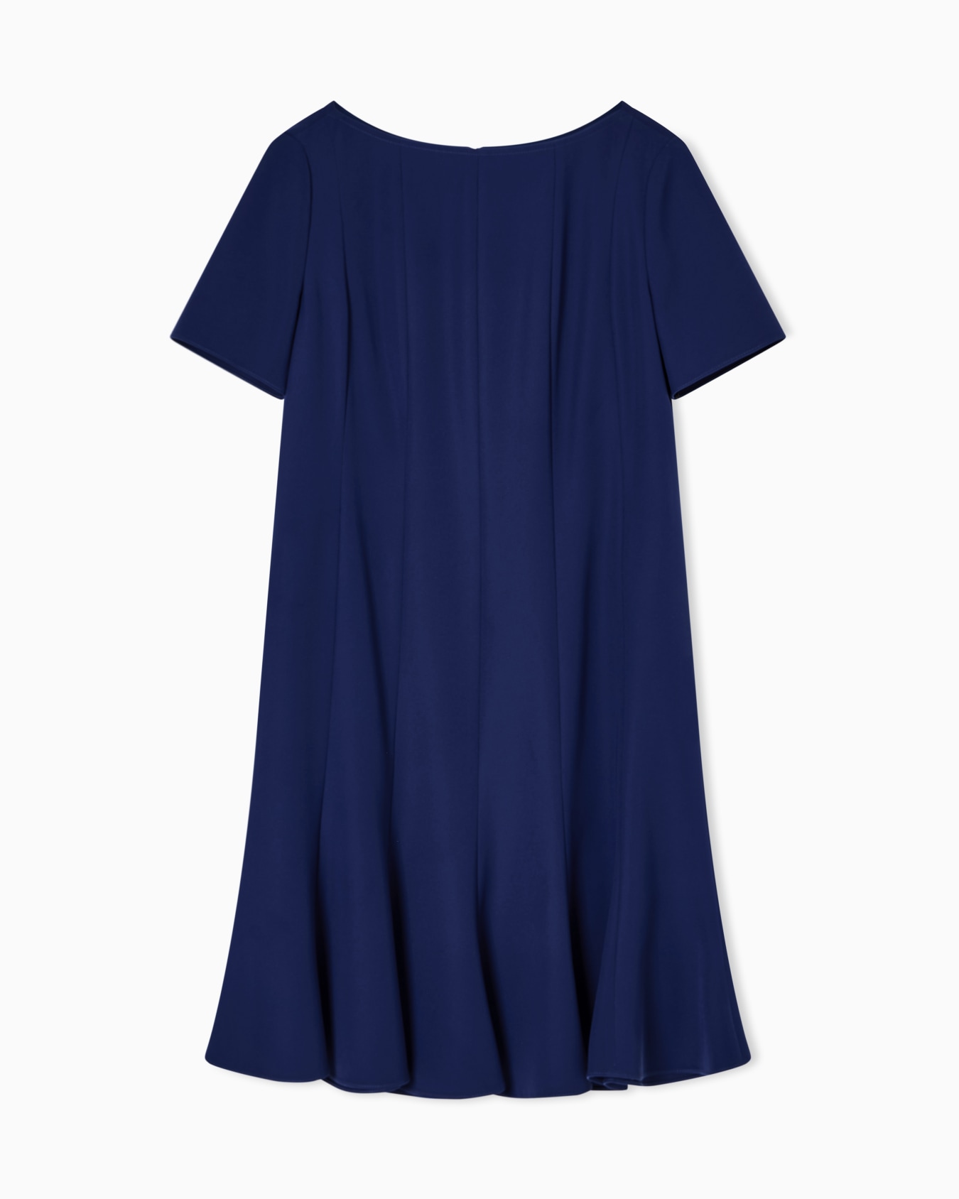 Kleid mit Falten aus funktionalem Cady Folie 0