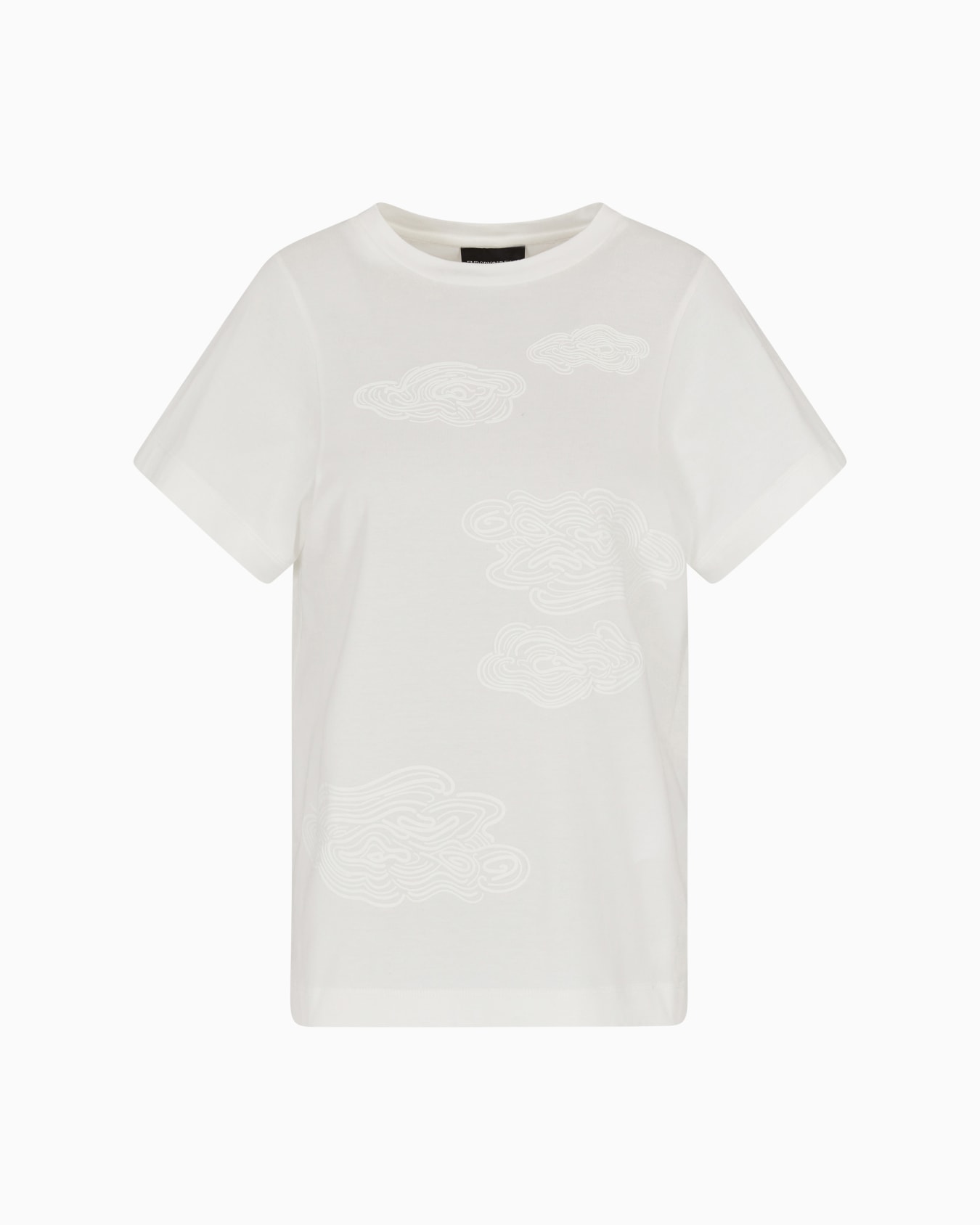 T-shirt in jersey con ricamo Dawn to Dusk Slide 0