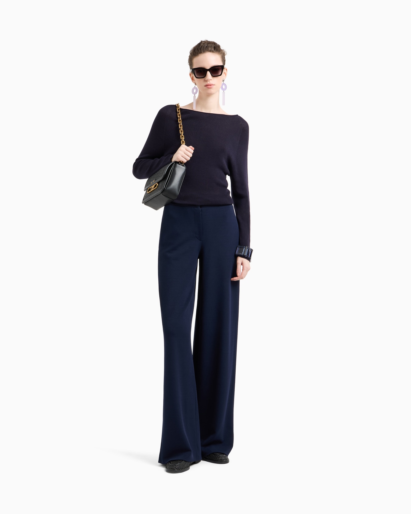 Dawn to Dusk ribbed jumper Slide 1