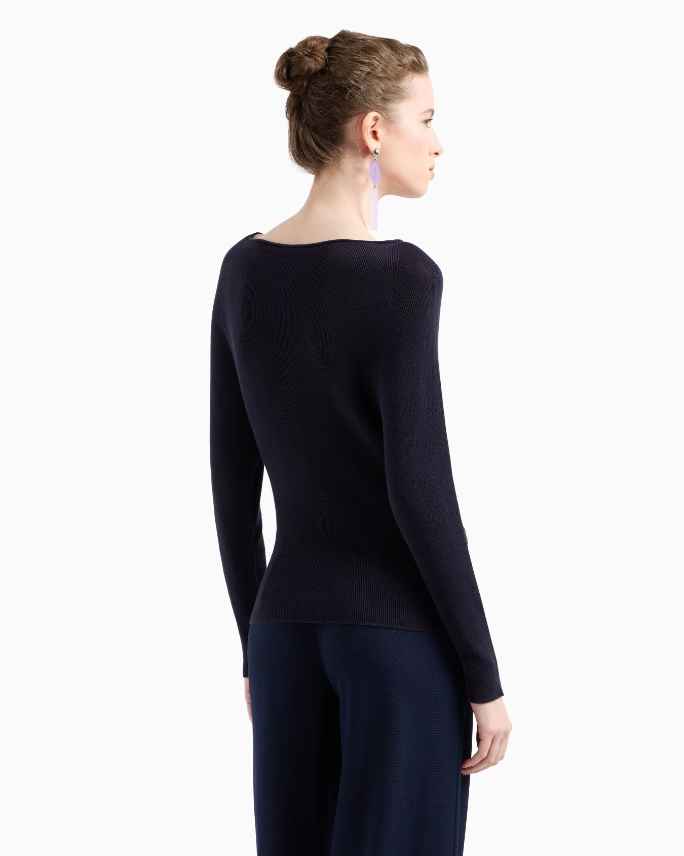Dawn to Dusk ribbed jumper Slide 2