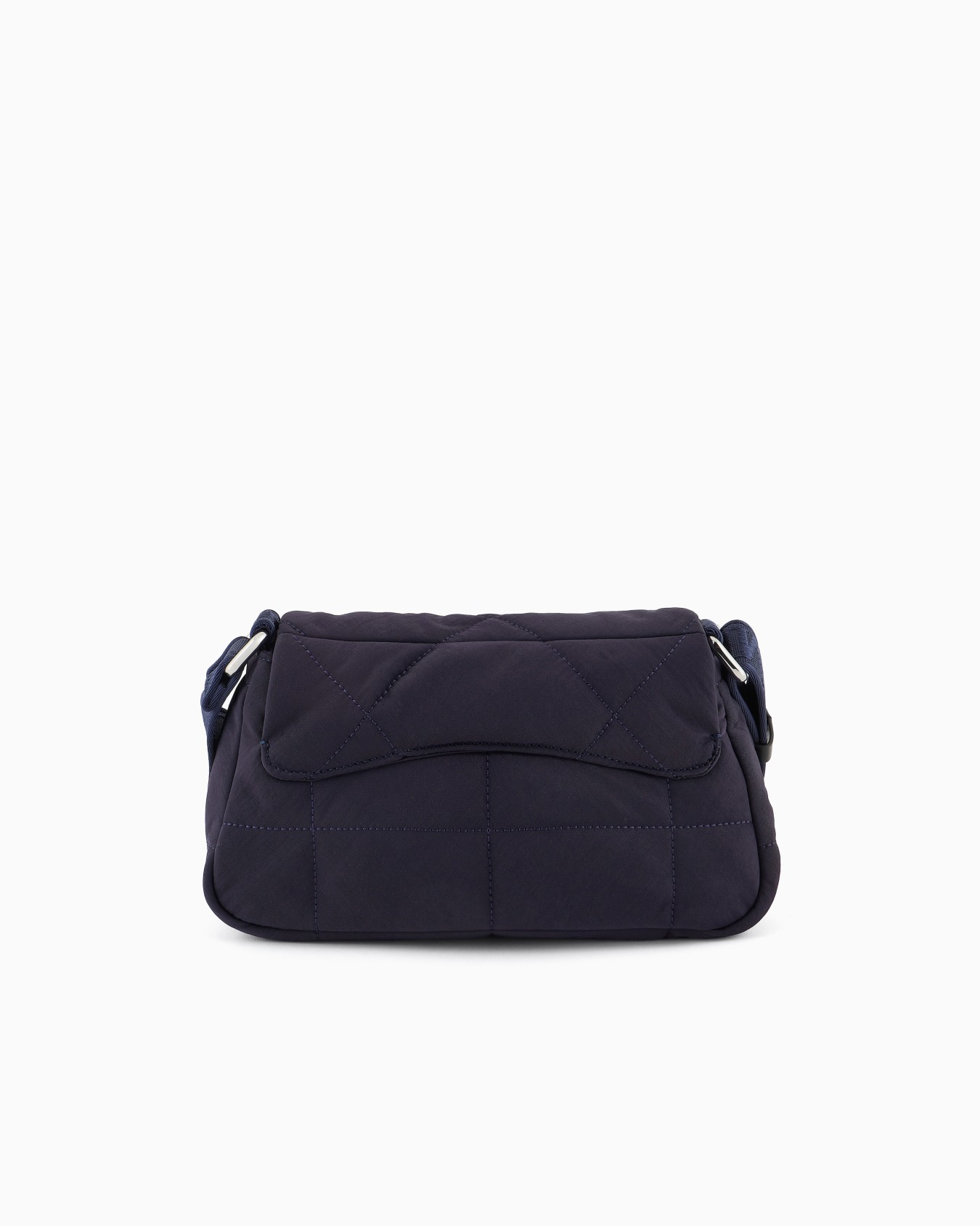 Medium shoulder bag in matelassé nylon Slide 2