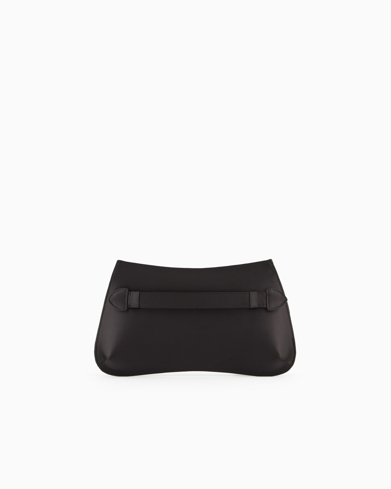 Pochette con tracolla a catena in satin Slide 2