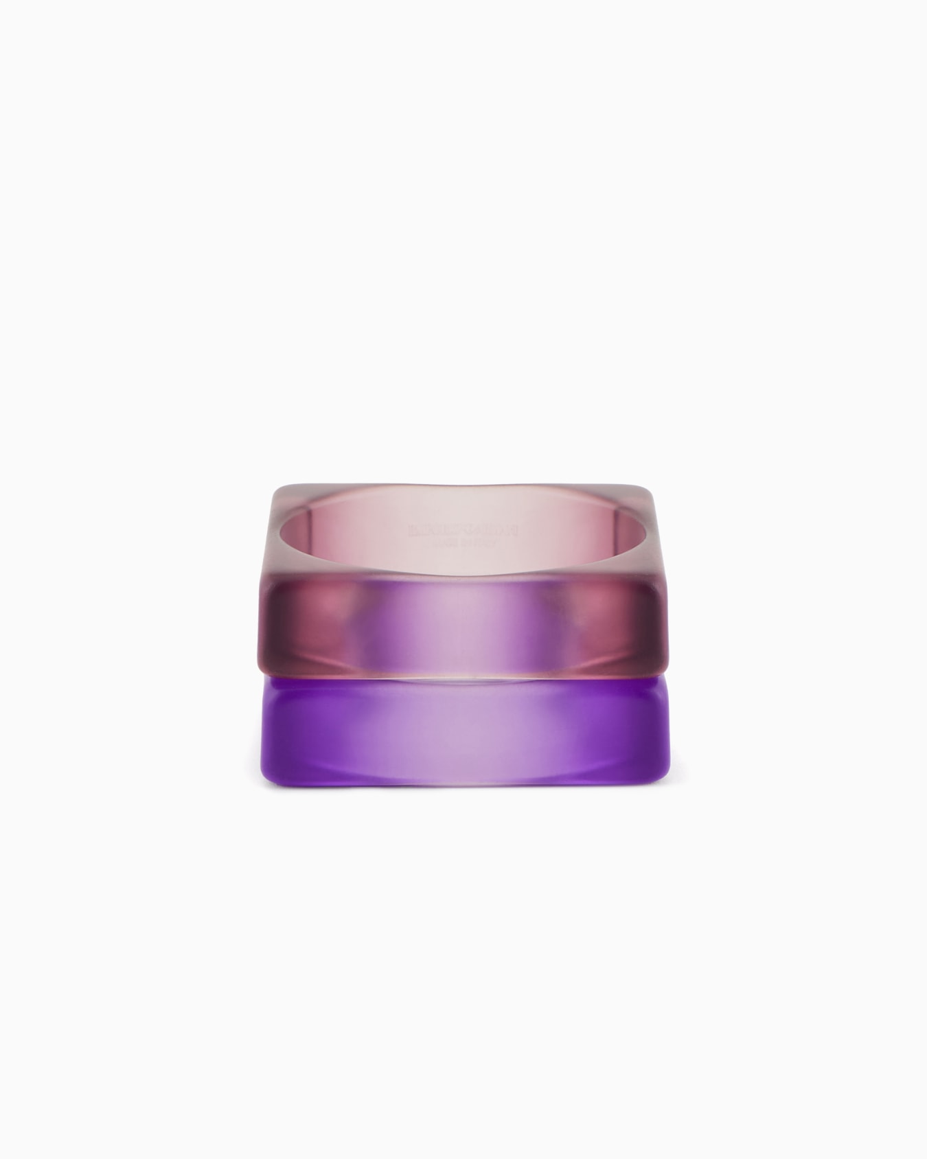 Set of two square bangles Slide 0