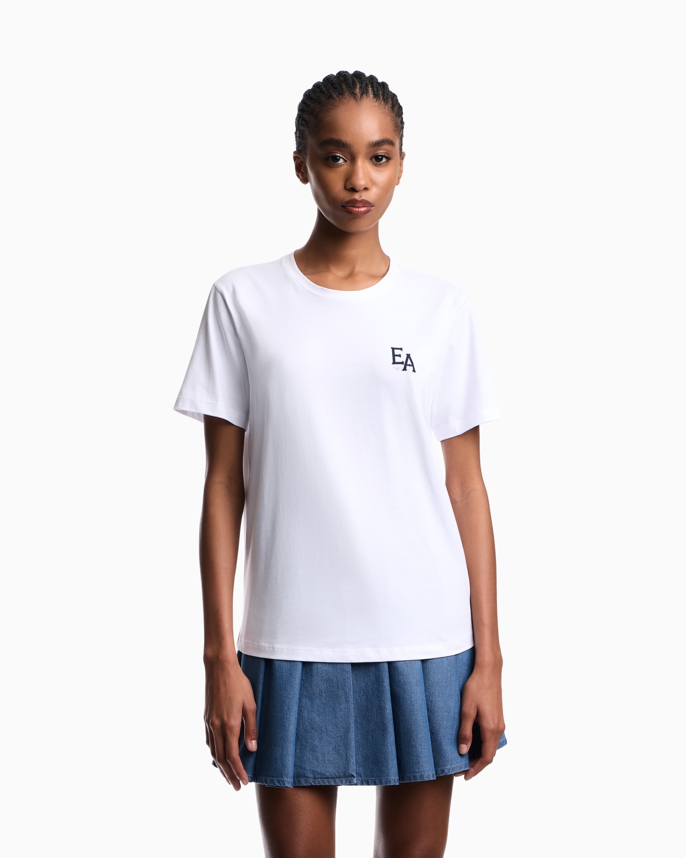 T-shirt en jersey avec imprimé Eagle Club Diapositive 2