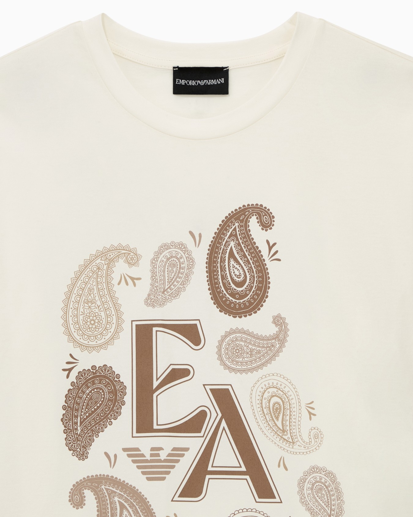T-shirt Capsule Boteh in jersey with crew neck and logo Slide 2
