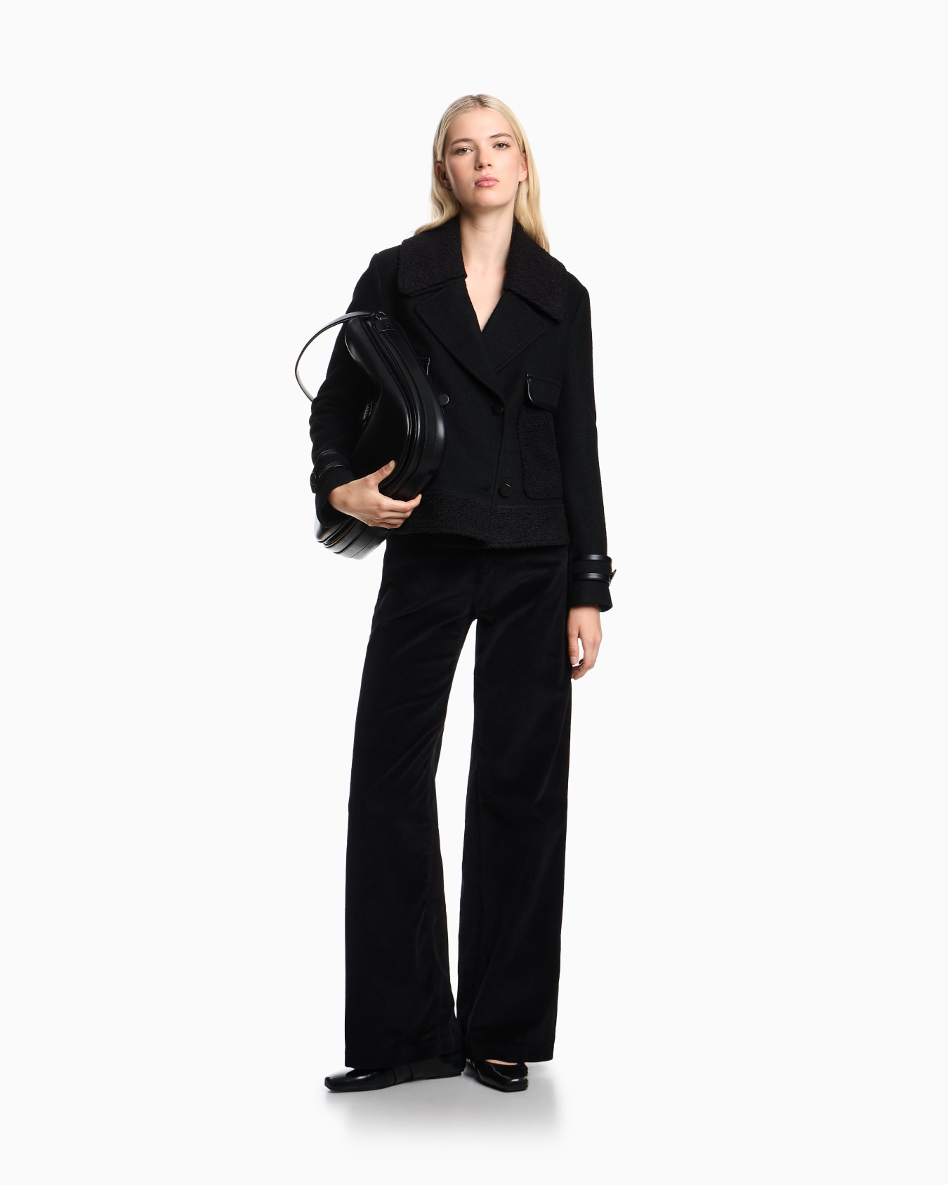 Double Breasted Pea Coat Slide 1