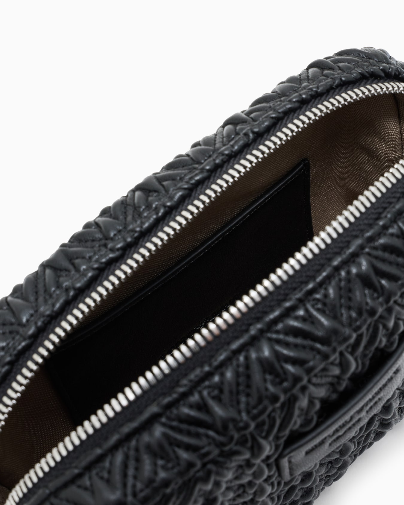 Embossed-effect camera case with chain shoulder strap Slide 3