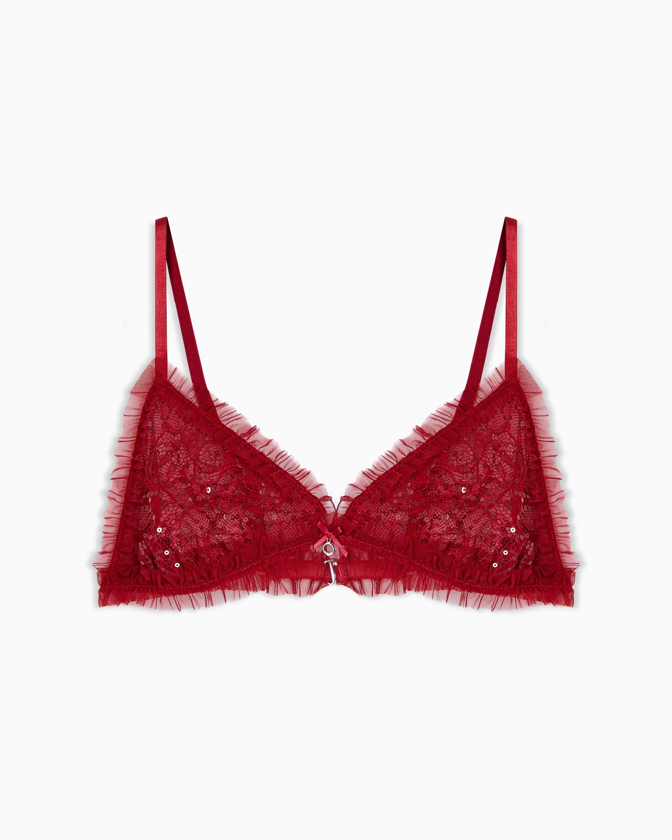 Soutien-gorge triangle en dentelle Sequins lace Diapositive 0