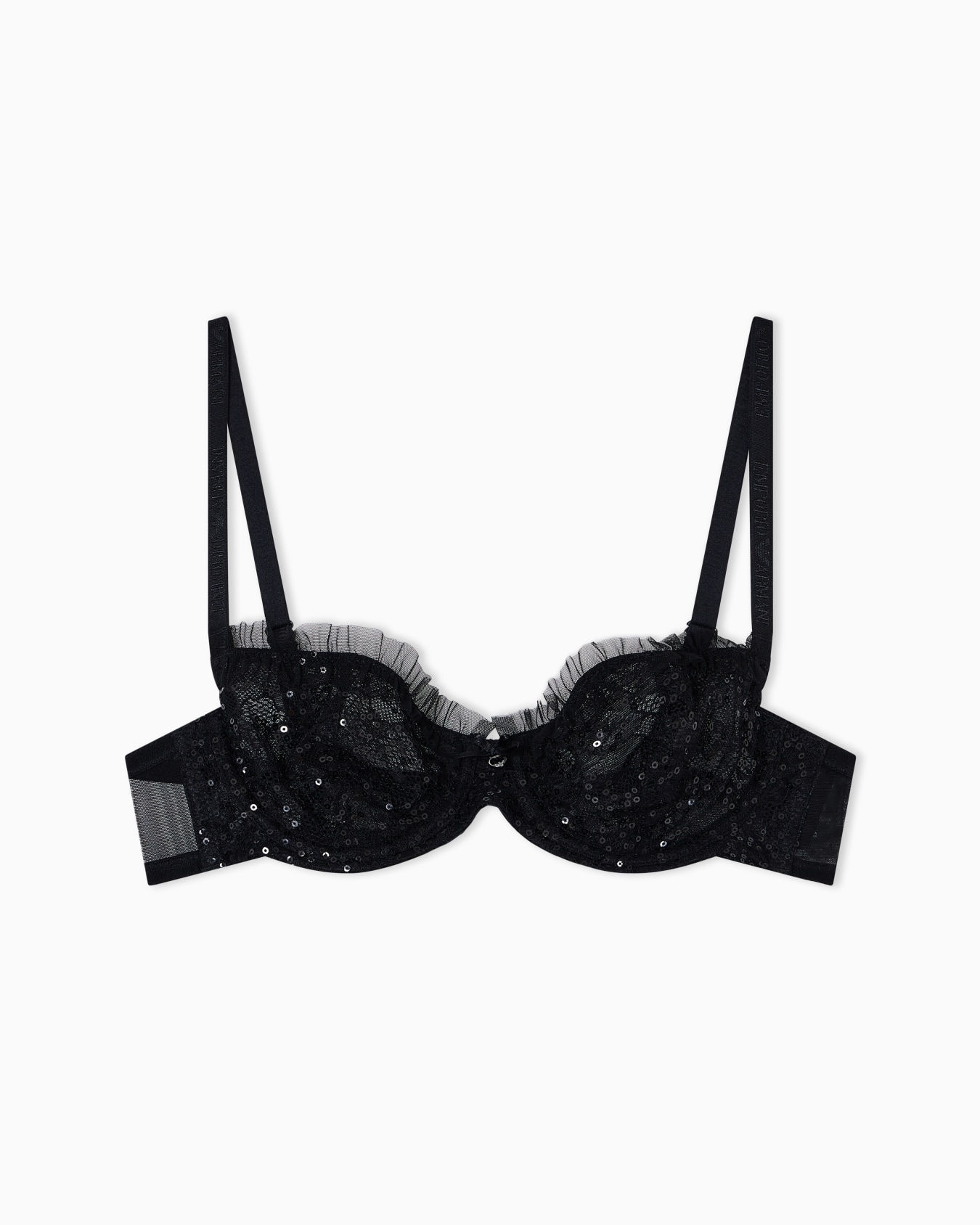 Sequins lace balconette bra Slide 0