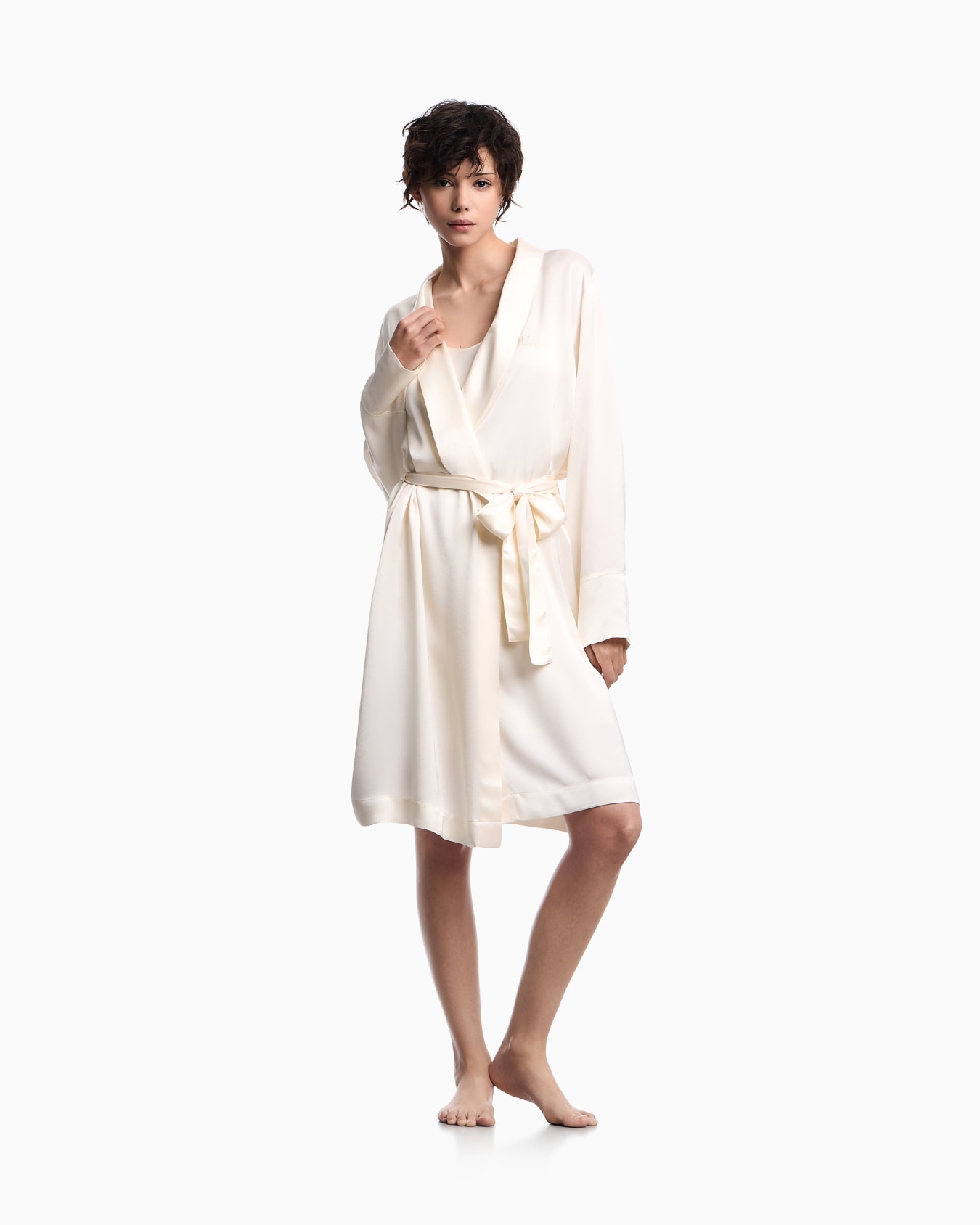 Bridal satin robe Slide 1