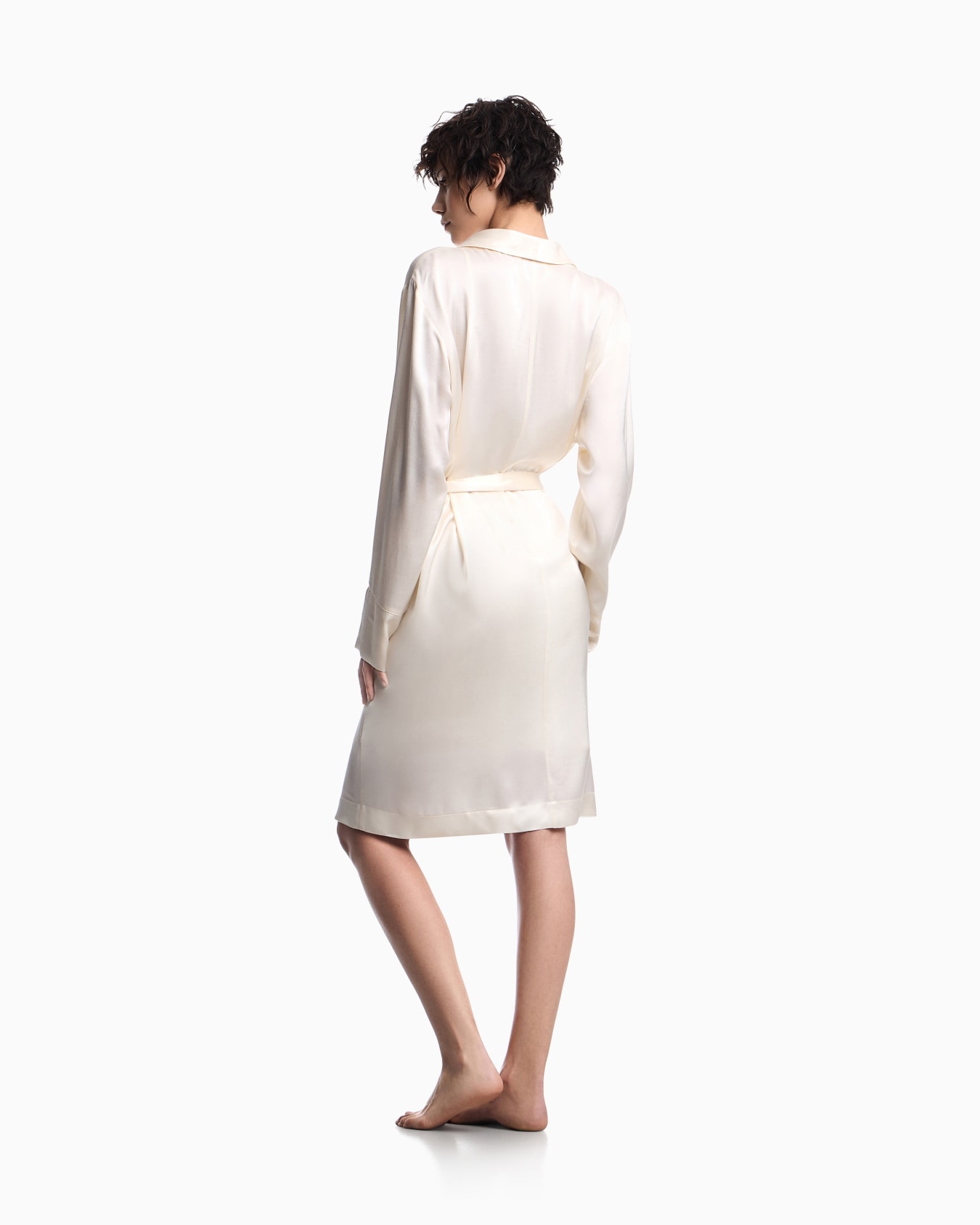 Bridal satin robe Slide 2