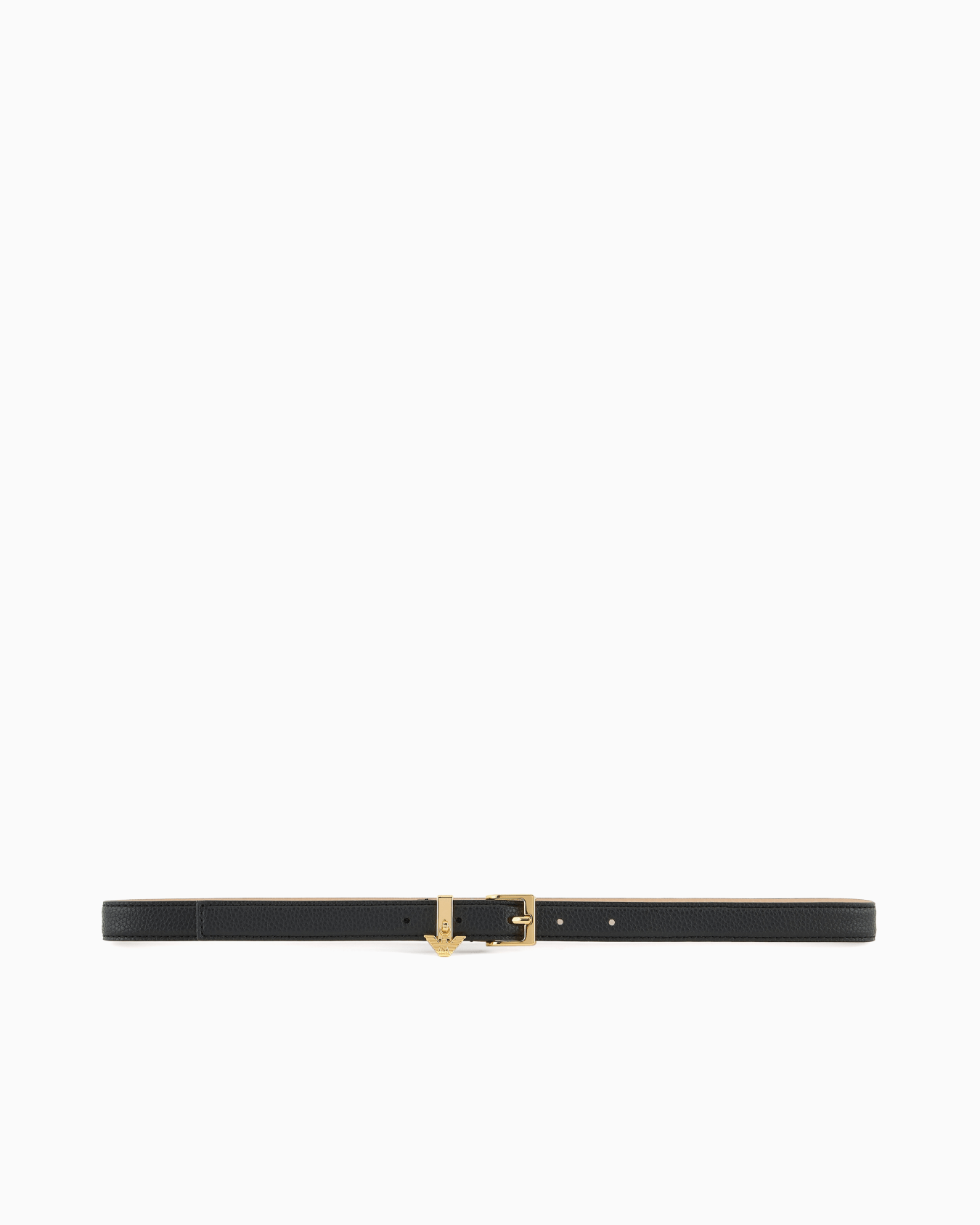 Deer-print belt with eagle logo charm Slide 2