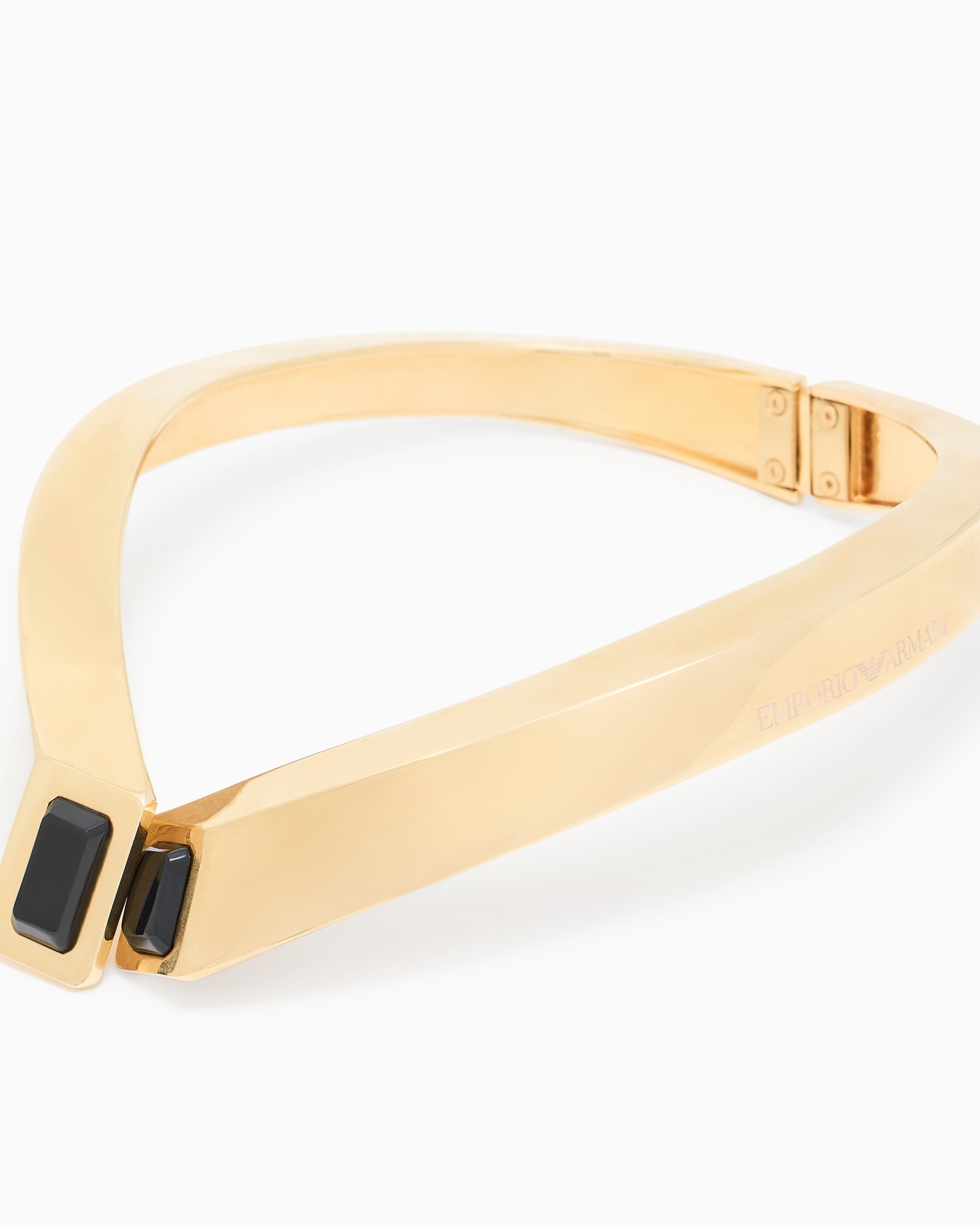 Gold Collar Necklace with Black Accents Diapositiva 1
