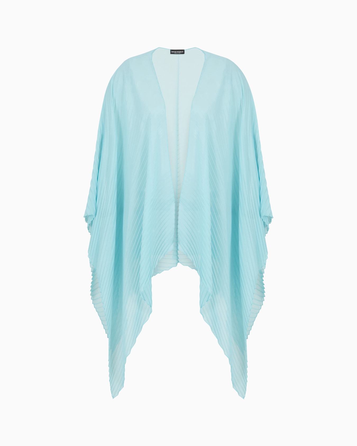 Butterfly pleated chiffon cape Slide 0