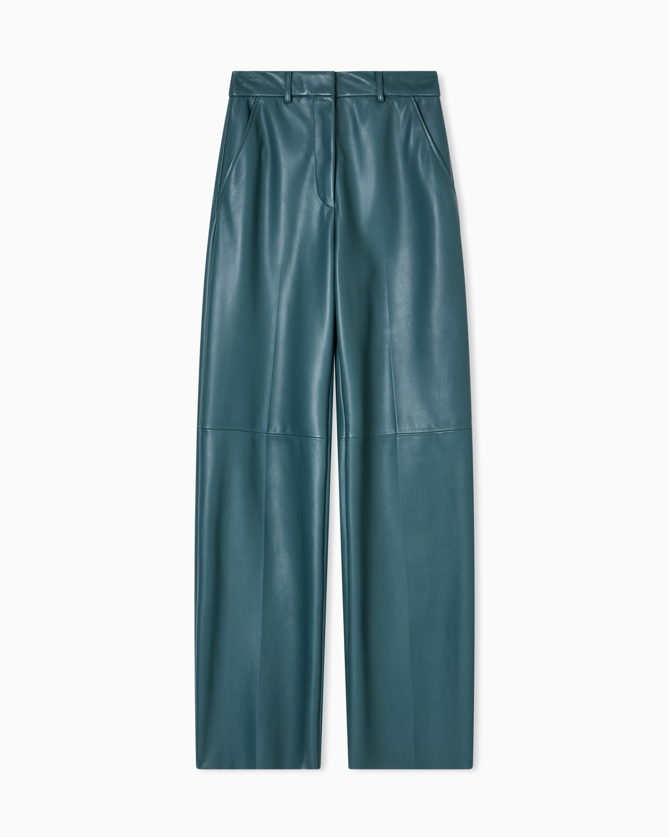 Palazzohose aus Handschuh-Lammnappaleder Folie 0