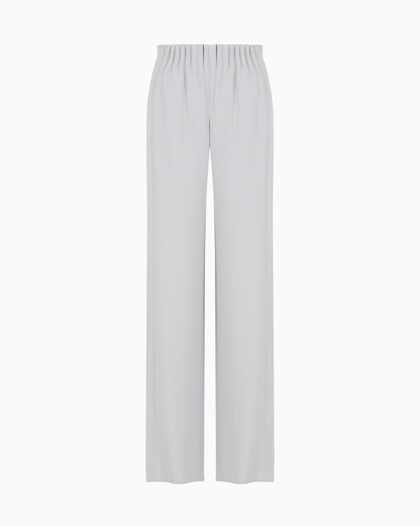 Icon chevron acetate-blend gathered-waist trousers Slide 0