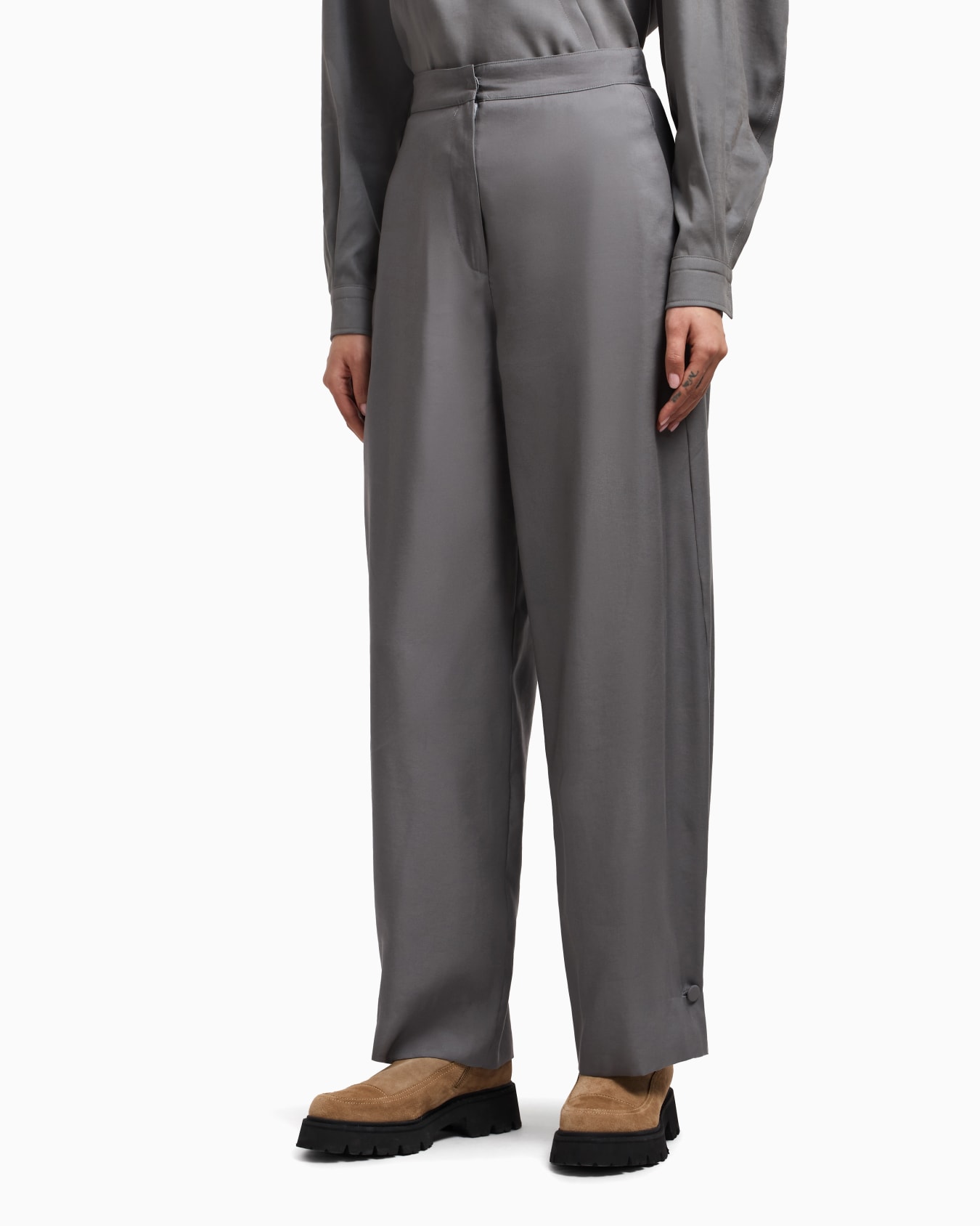 Icon fluid modal blend fabric trousers Slide 4