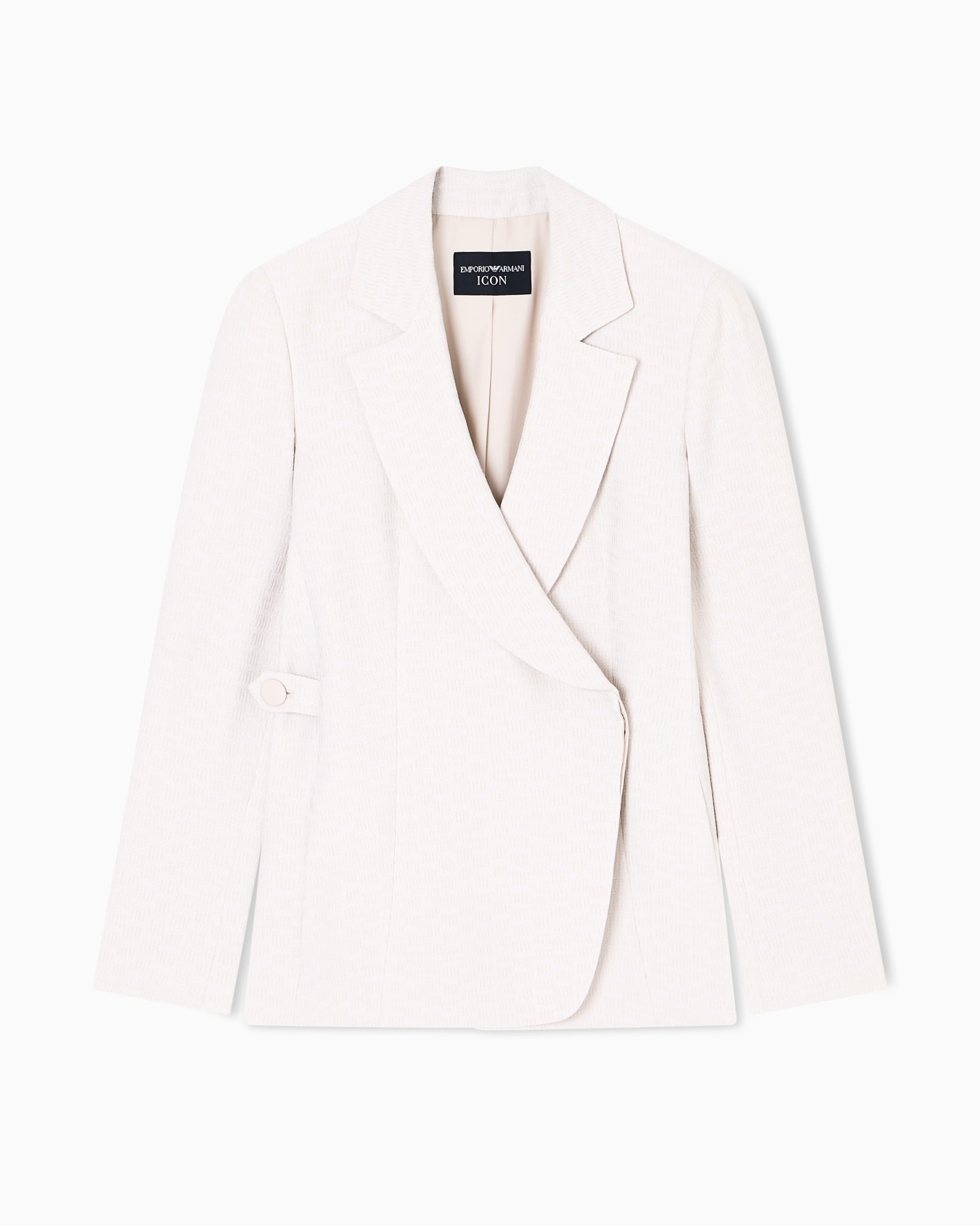Blazer de tejido fluido texturizado Icon Diapositiva 0
